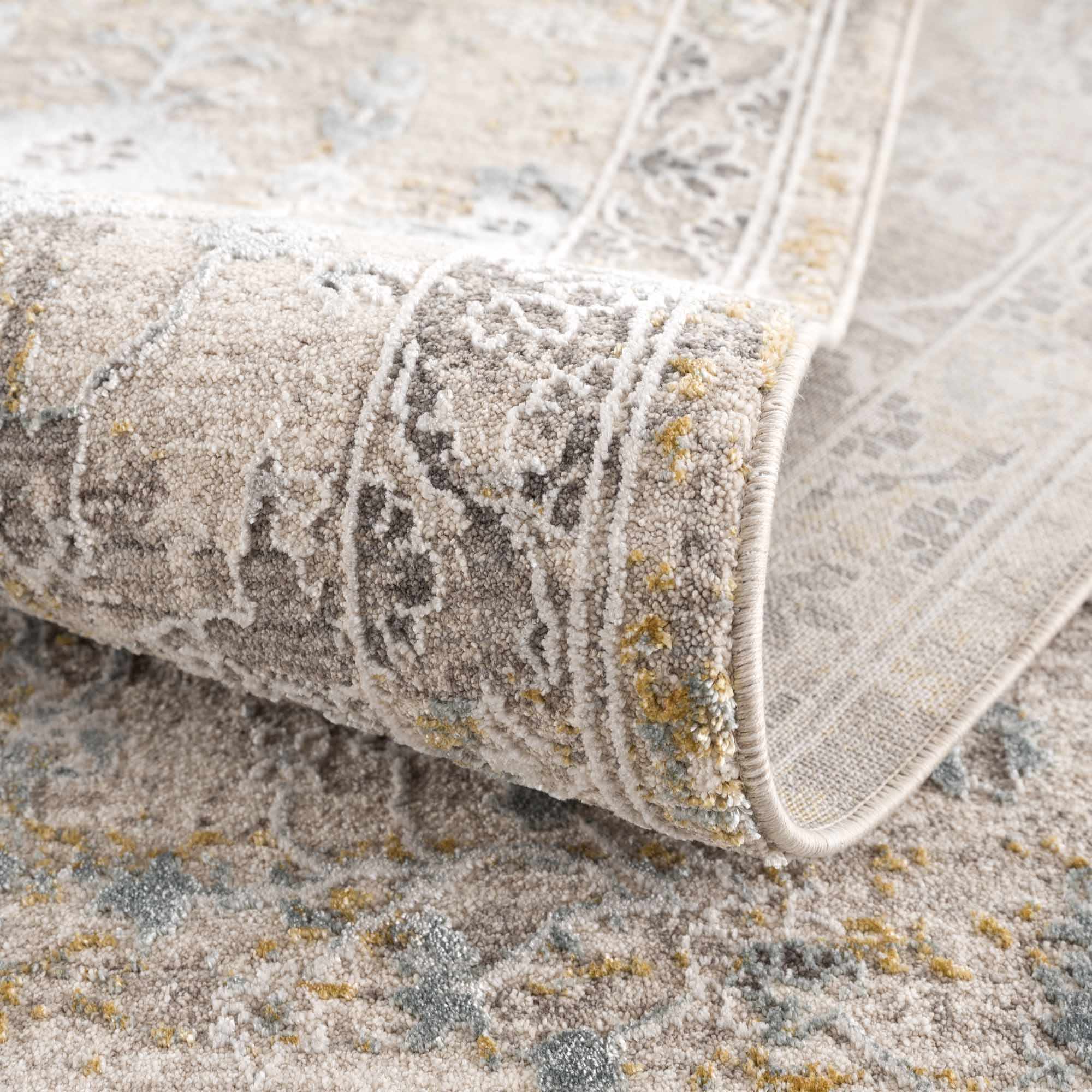 Alroy Textured Rug with Fringes - Image 5