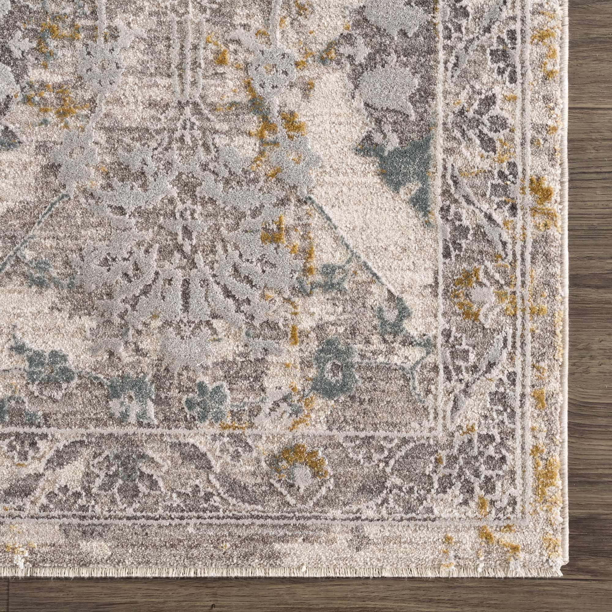 Alroy Textured Rug with Fringes - Image 8