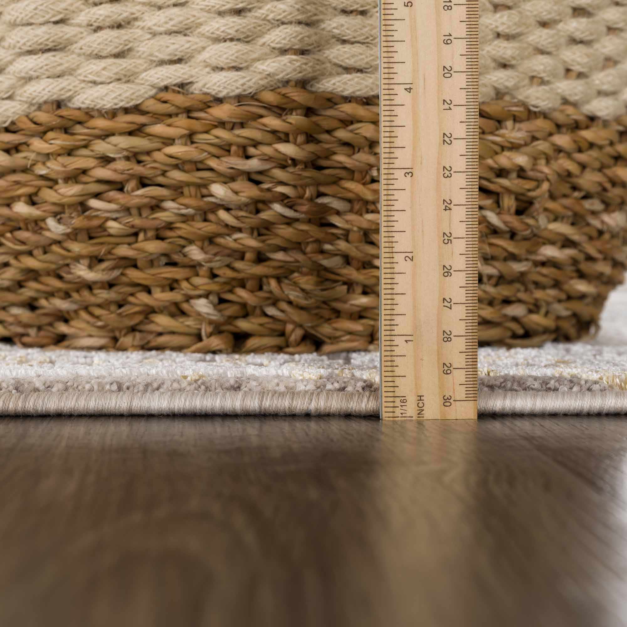 Alroy Textured Rug with Fringes - Image 9