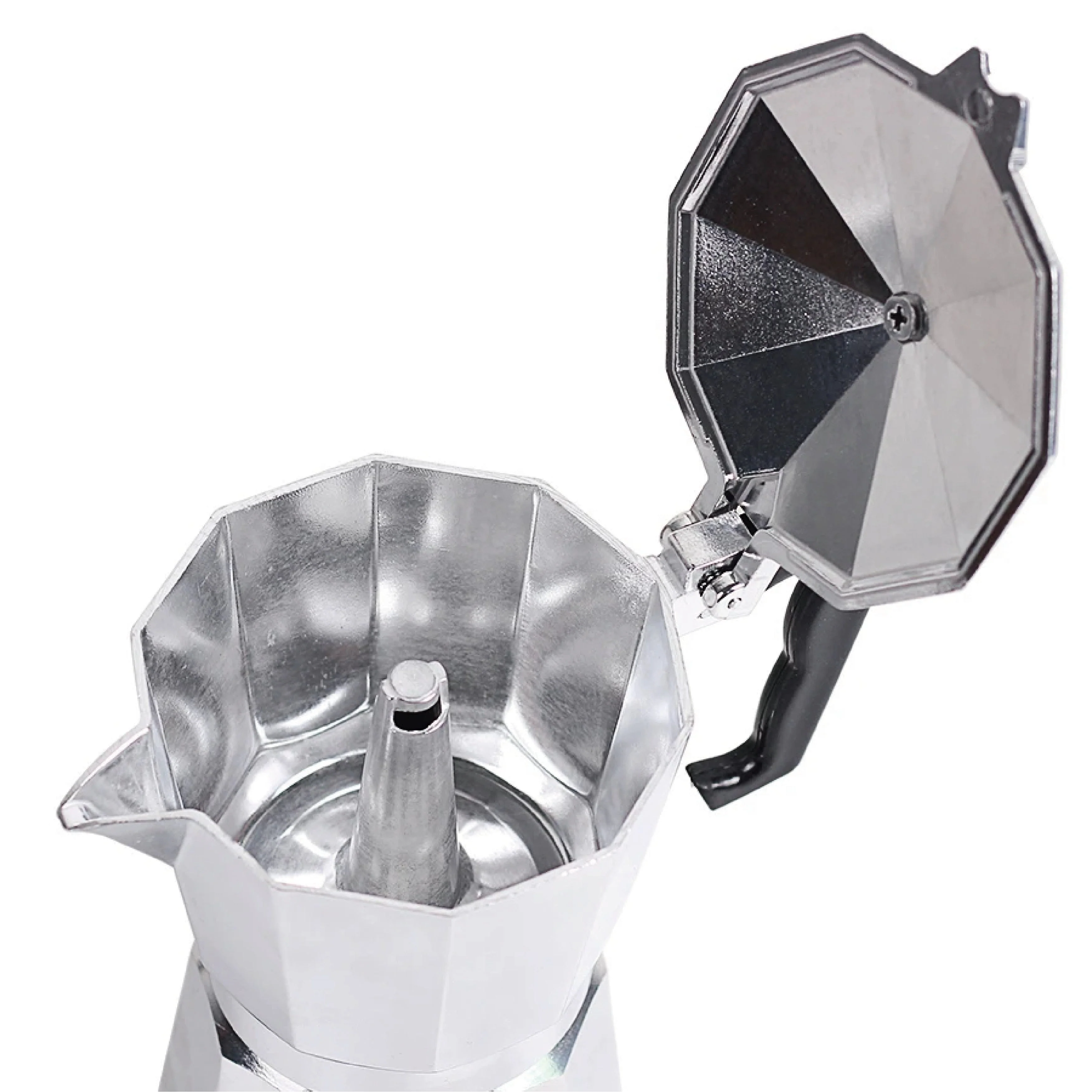 Aluminum Coffee Maker - 4 Sizes - Image 10