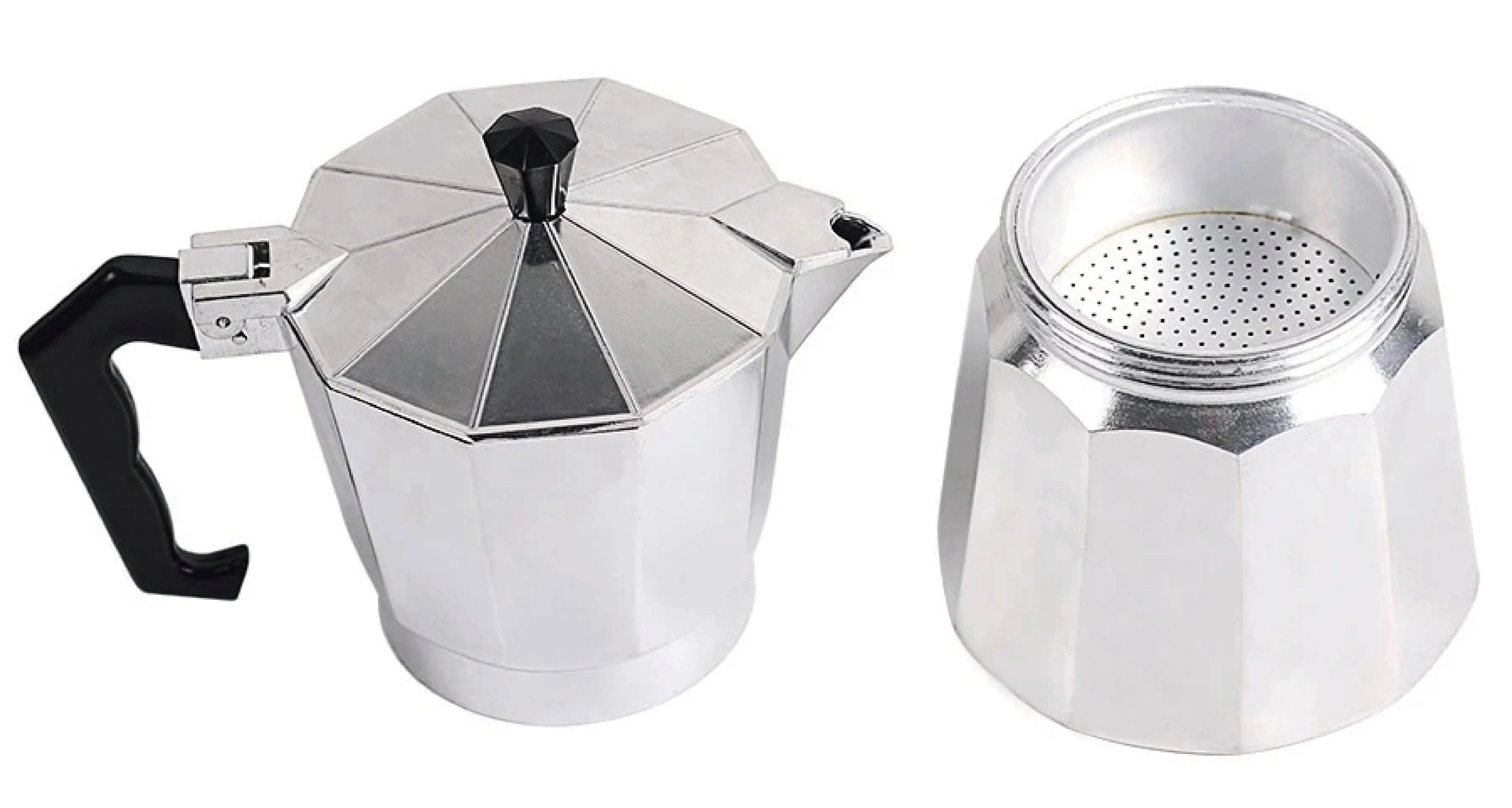 Aluminum Coffee Maker - 4 Sizes - Image 11