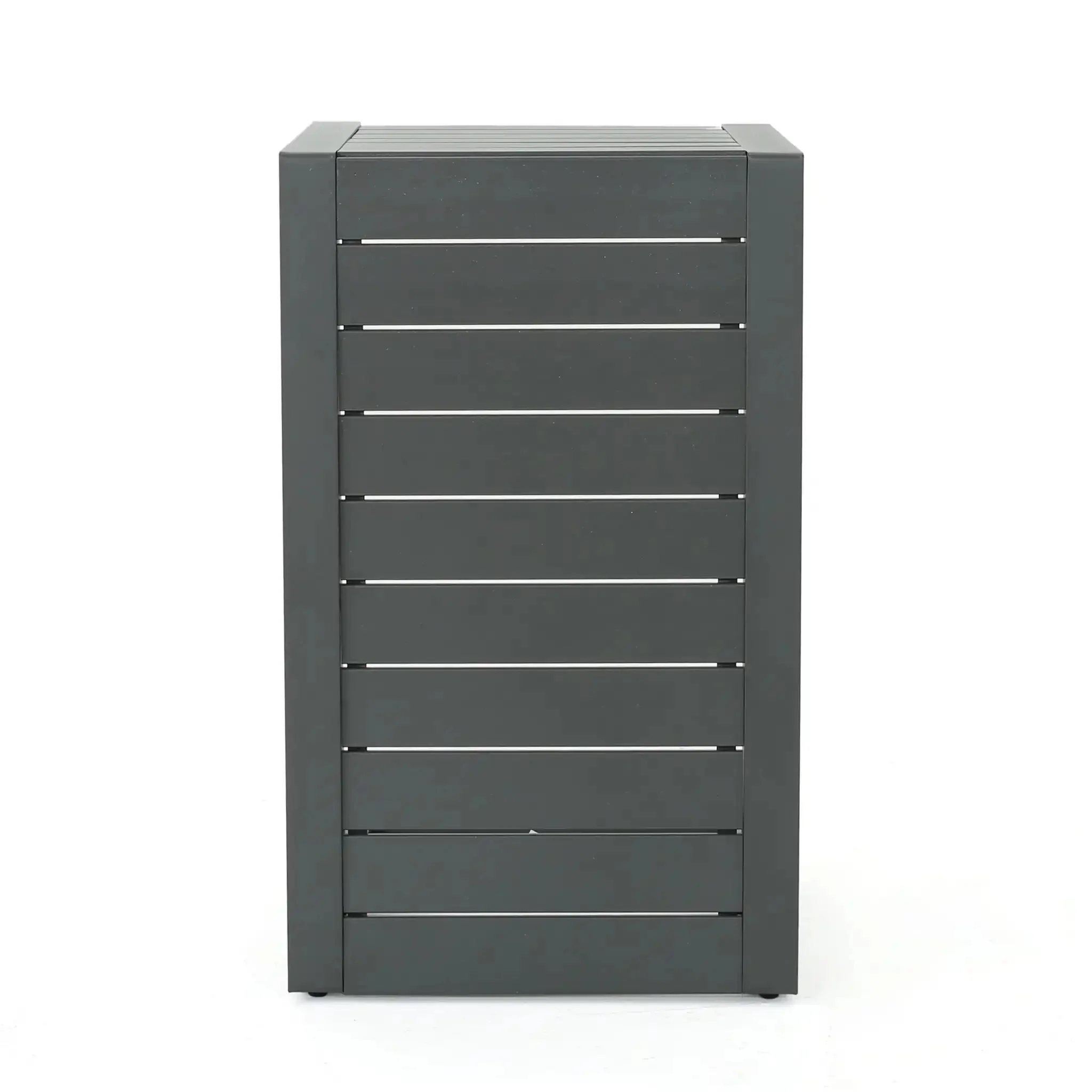 Aluminum Outdoor C-Shaped Side Table for Patio - Image 6