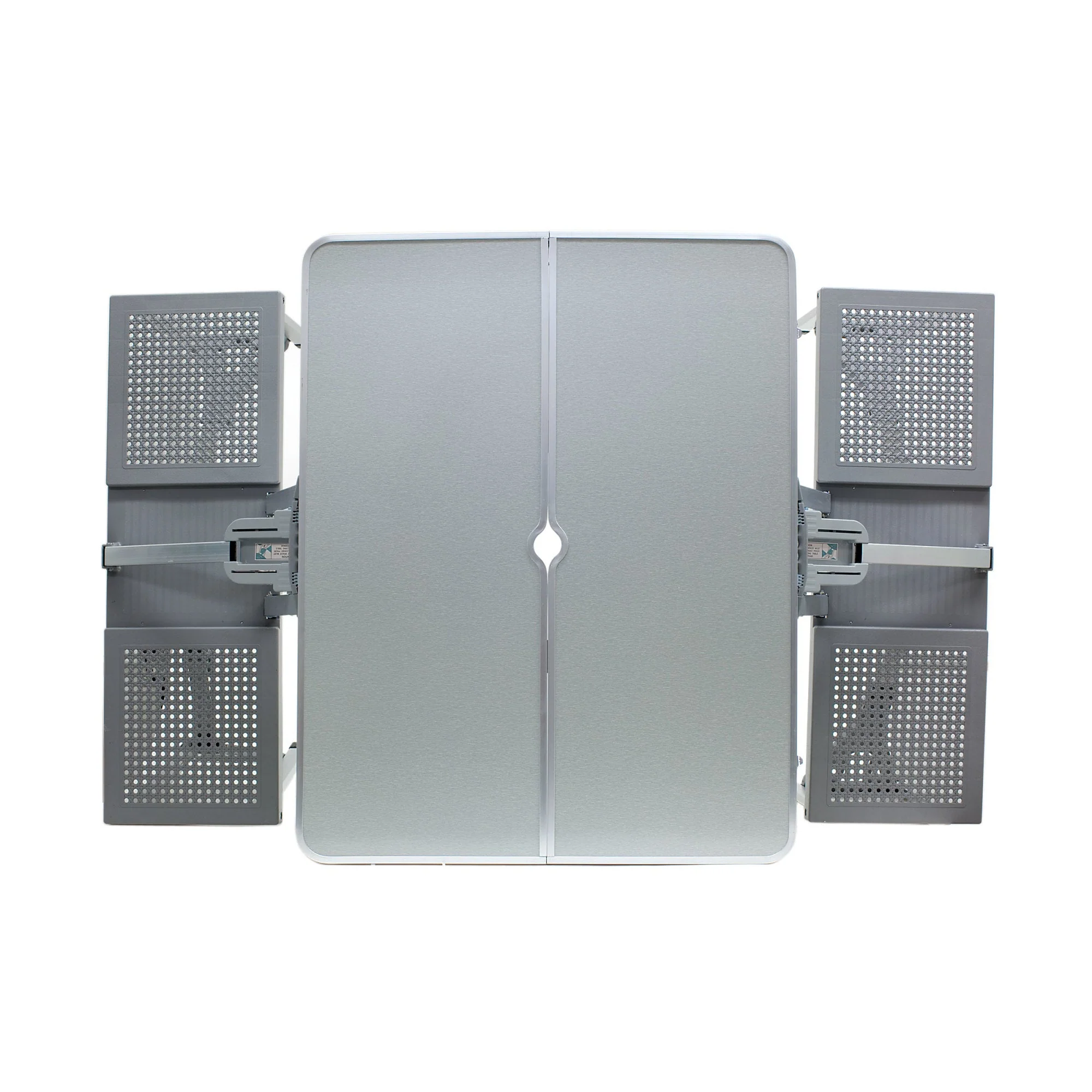 Aluminum Portable Picnic Table with Seats - Image 5