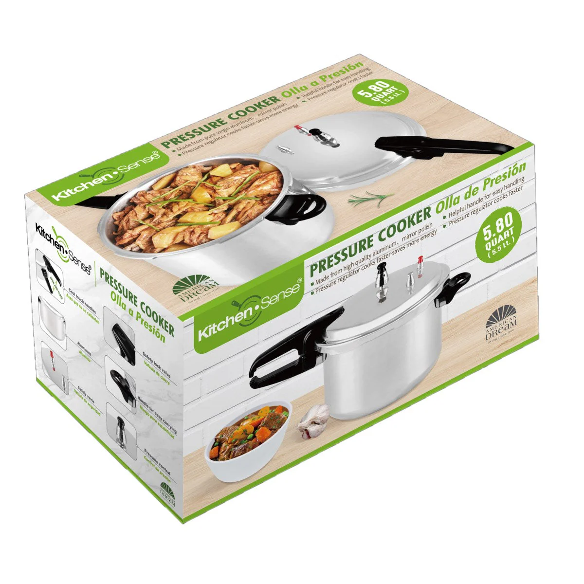 Aluminum Pressure Cookers (4, 5, 7, 9 or 11 Liter) - Image 5