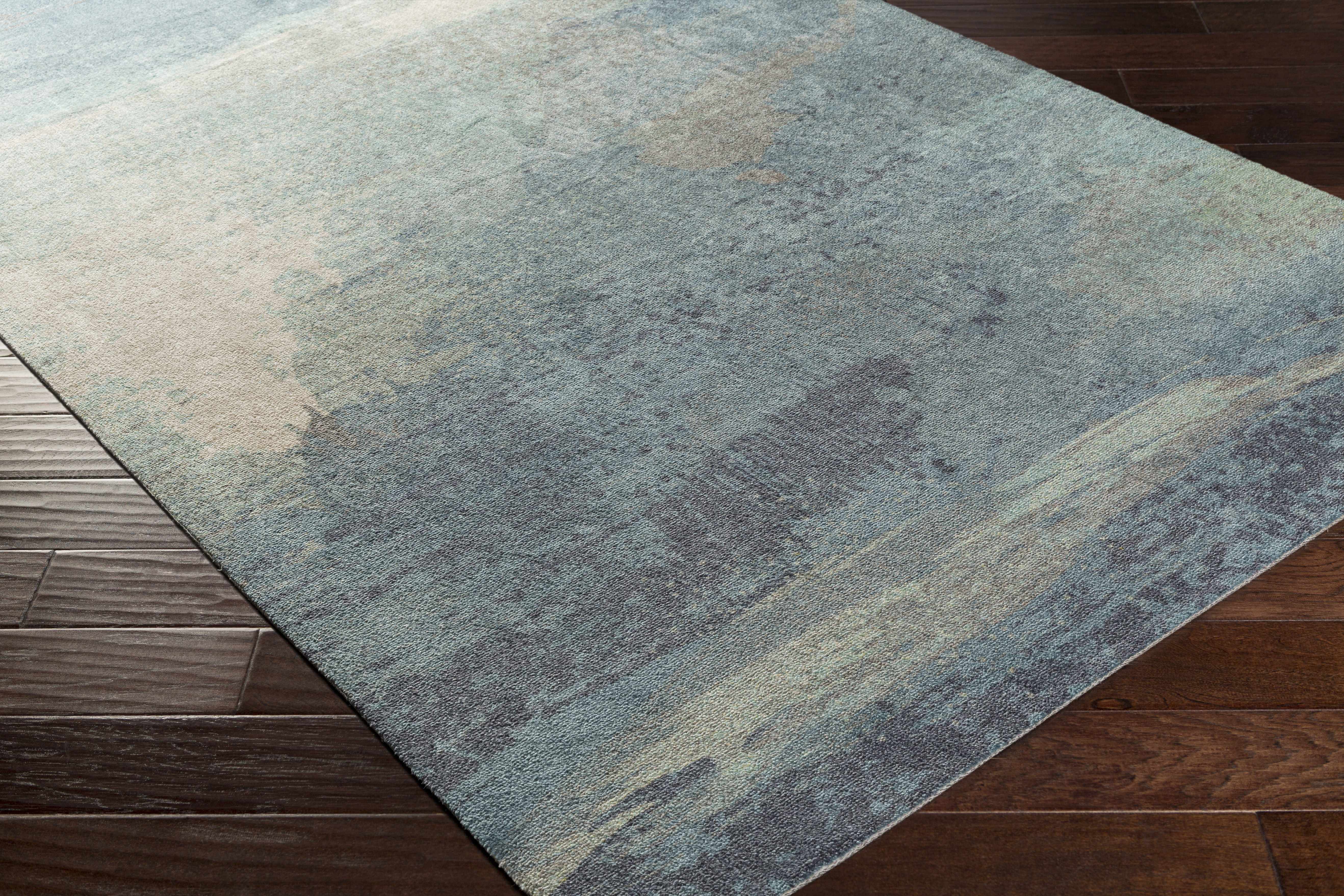 Alvaton Abstract Blue Rug - Image 10