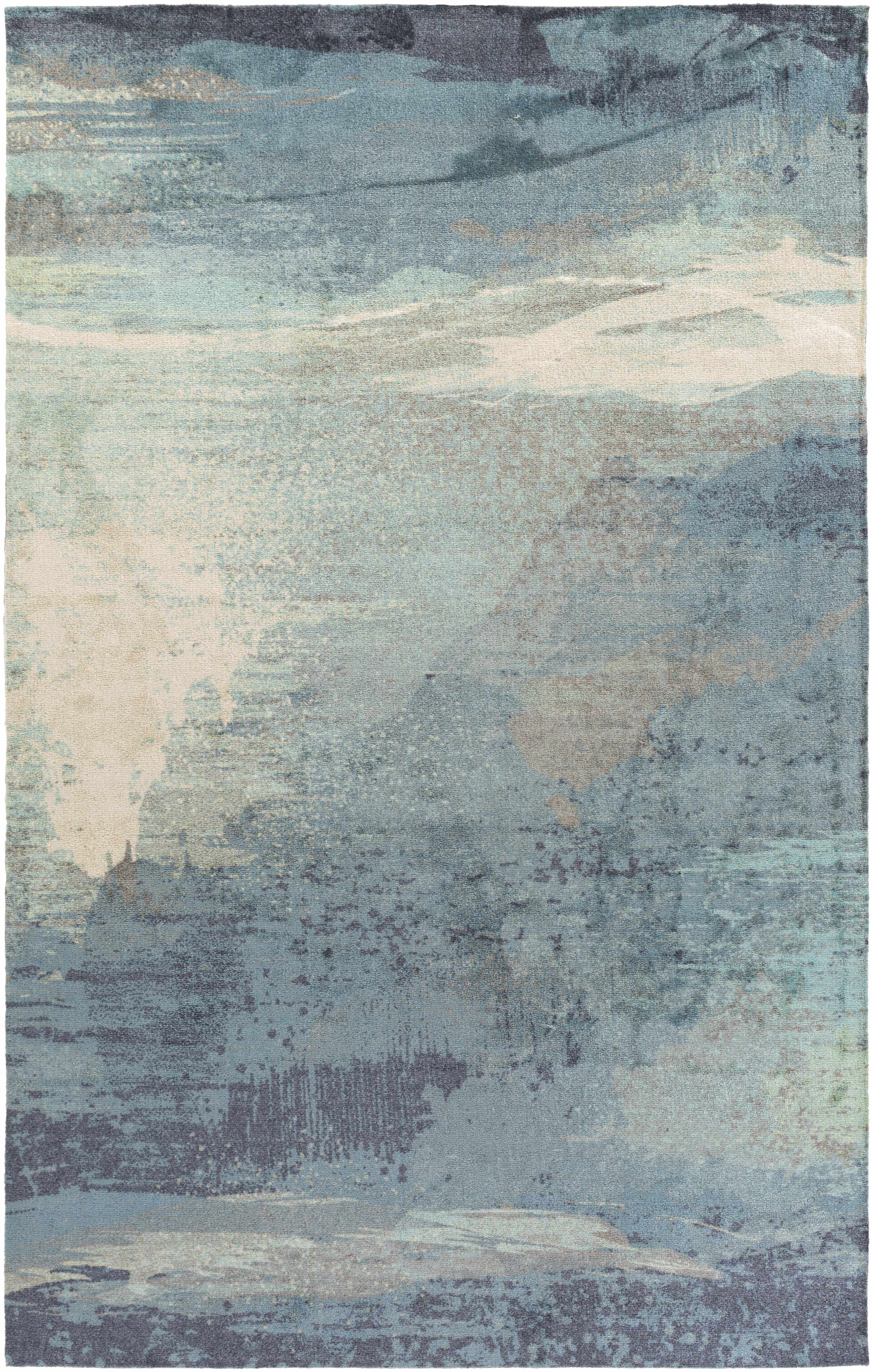 Alvaton Abstract Blue Rug - Image 13