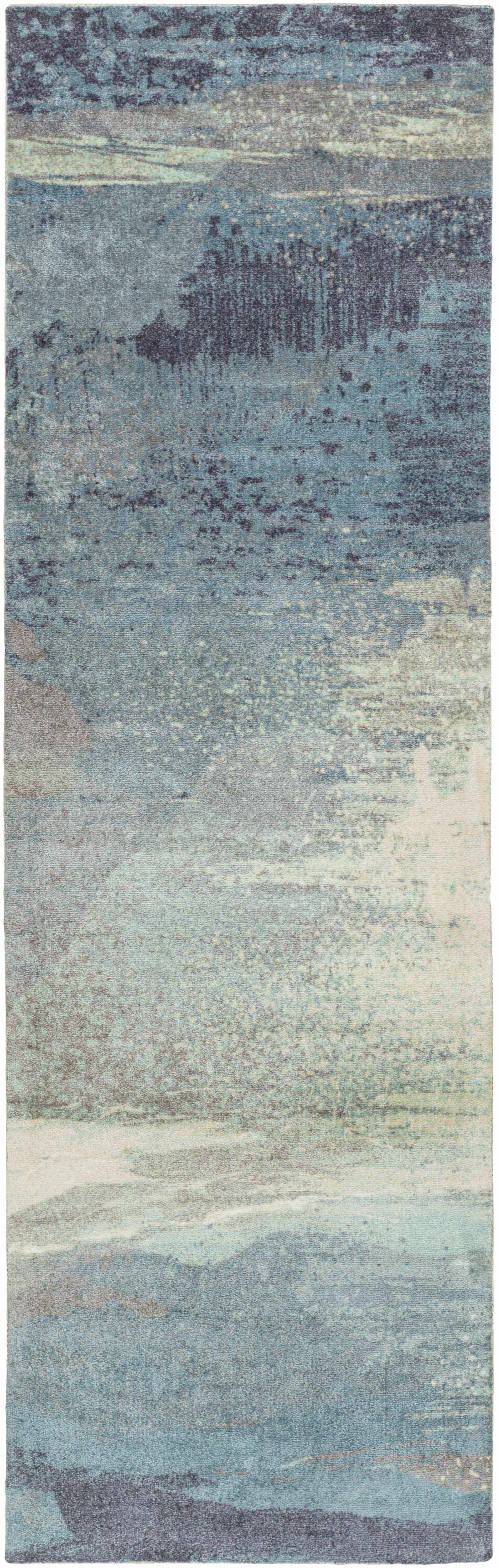 Alvaton Abstract Blue Rug - Image 4