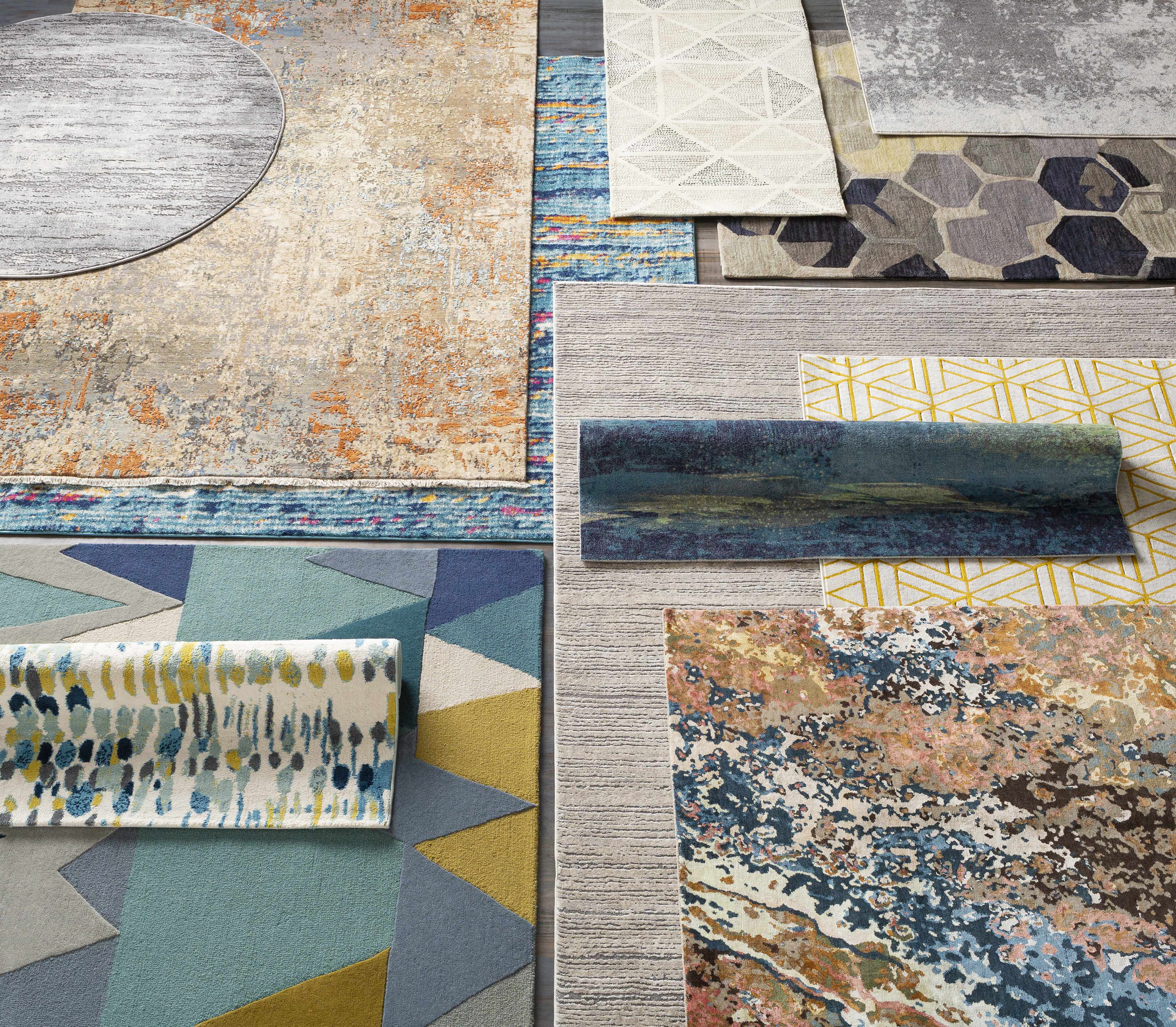 Alvaton Abstract Blue Rug - Image 7