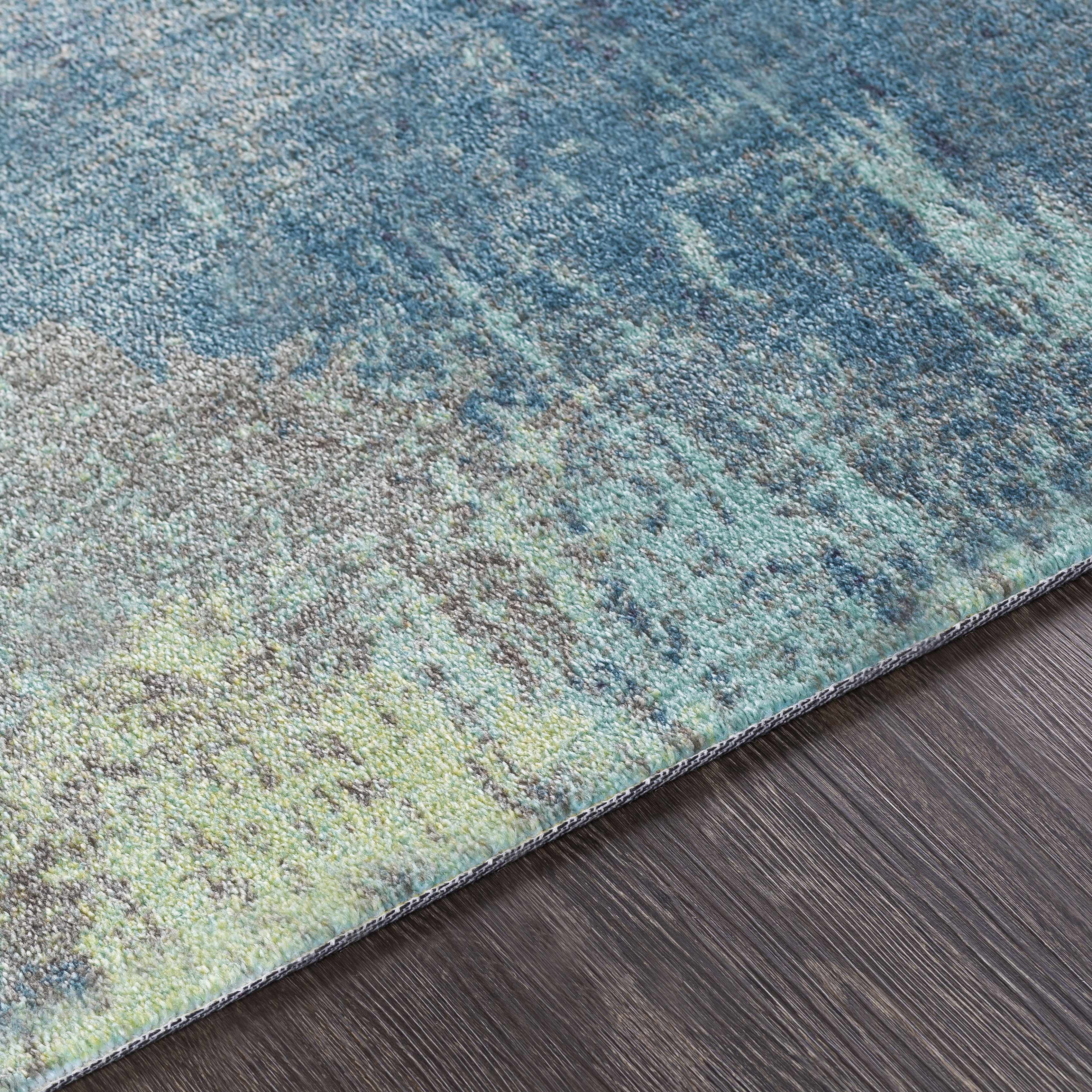 Alvaton Abstract Blue Rug - Image 8