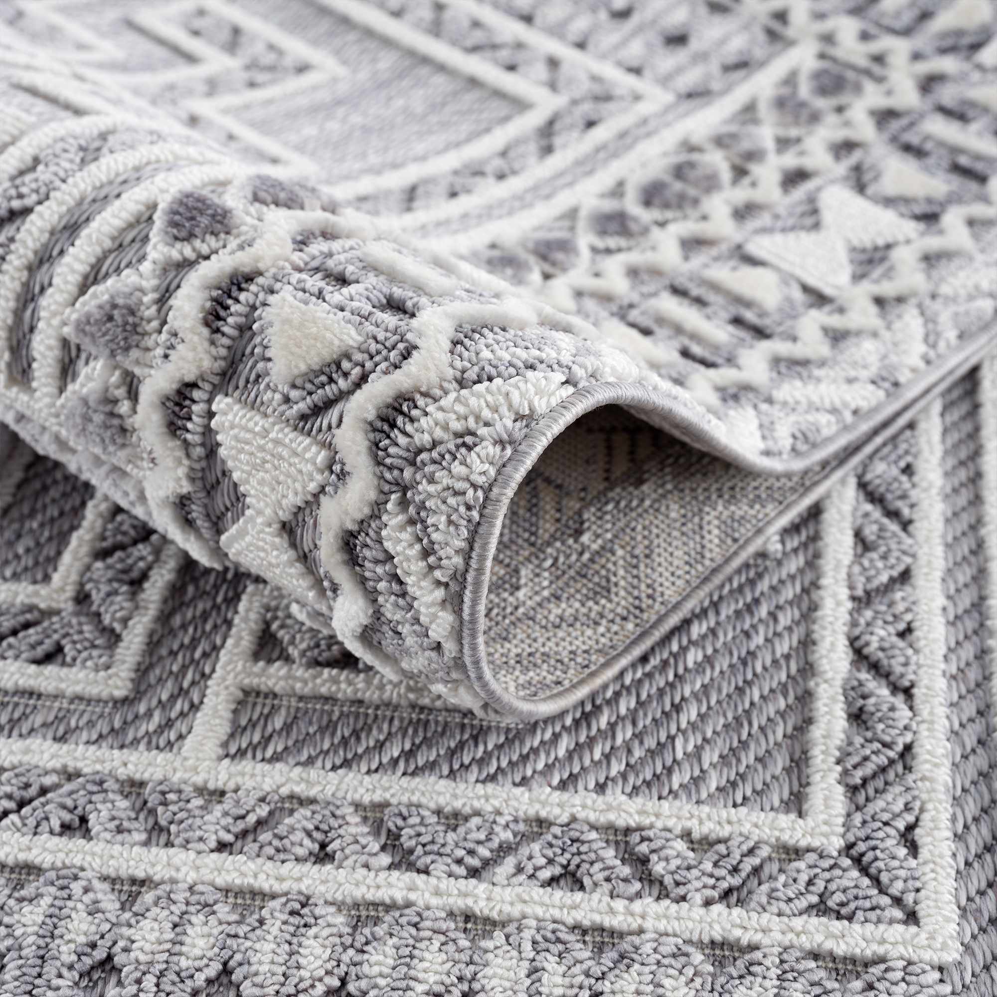 Alya 3D Saxony with Fringes Area Rug - Clearance - Image 6