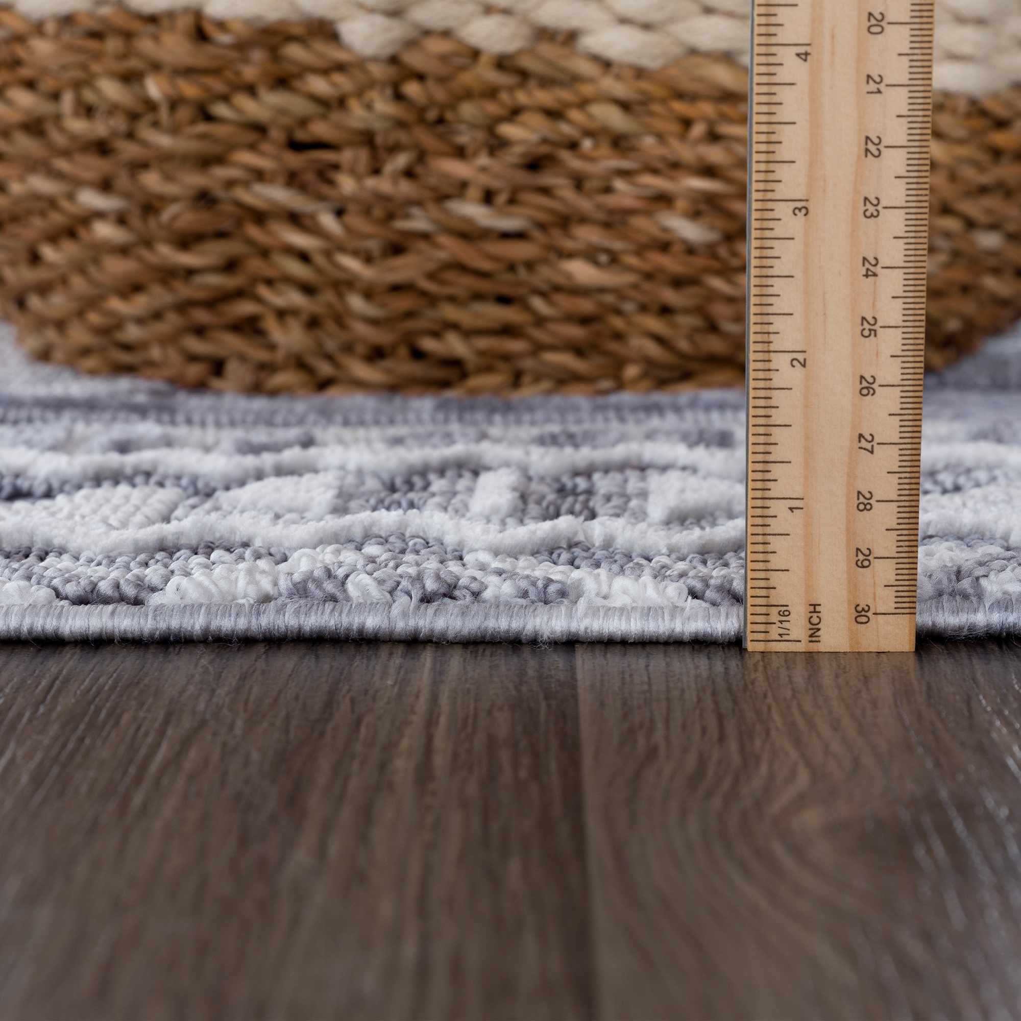 Alya 3D Saxony with Fringes Area Rug - Clearance - Image 8