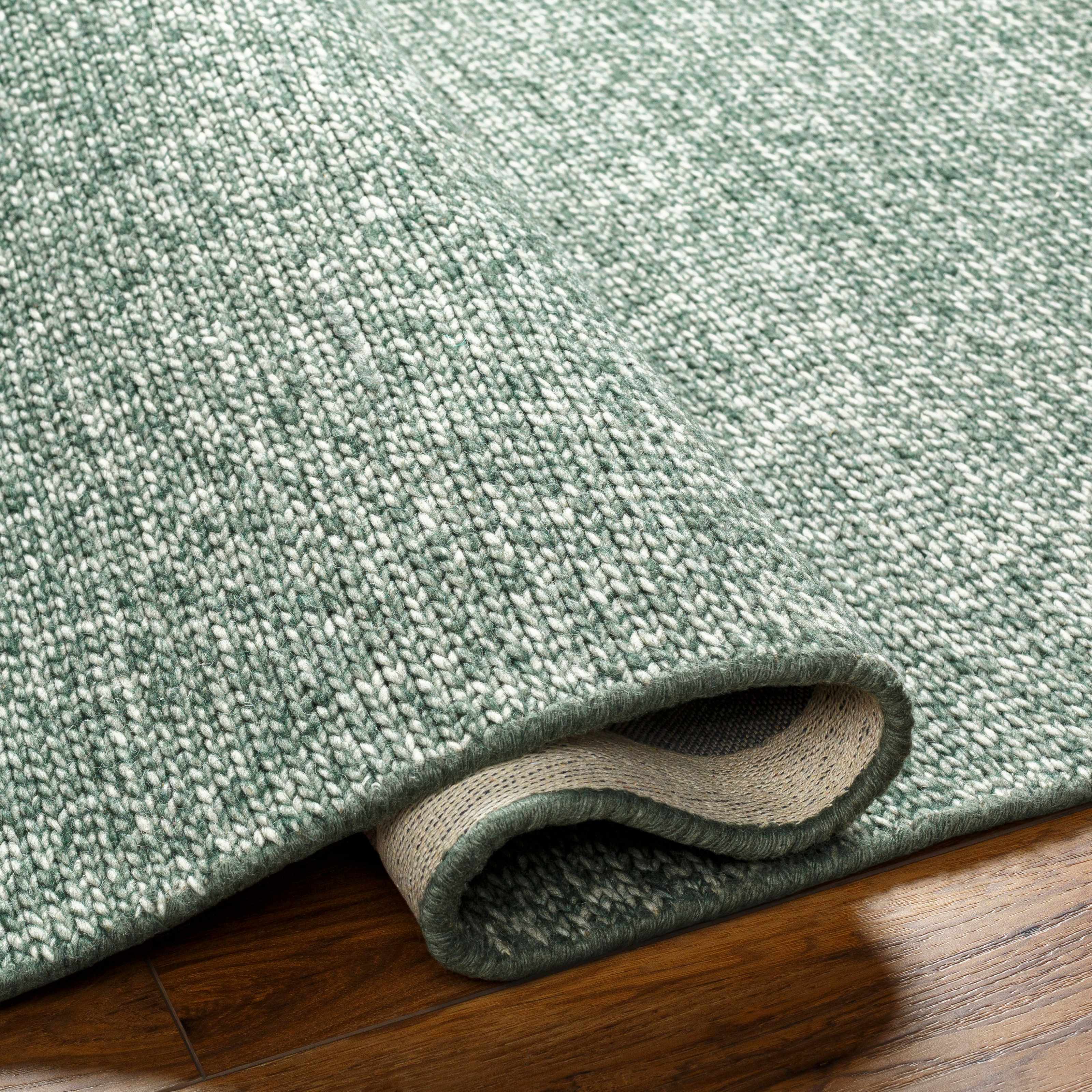Alyra Green Solid Area Rug - Image 4