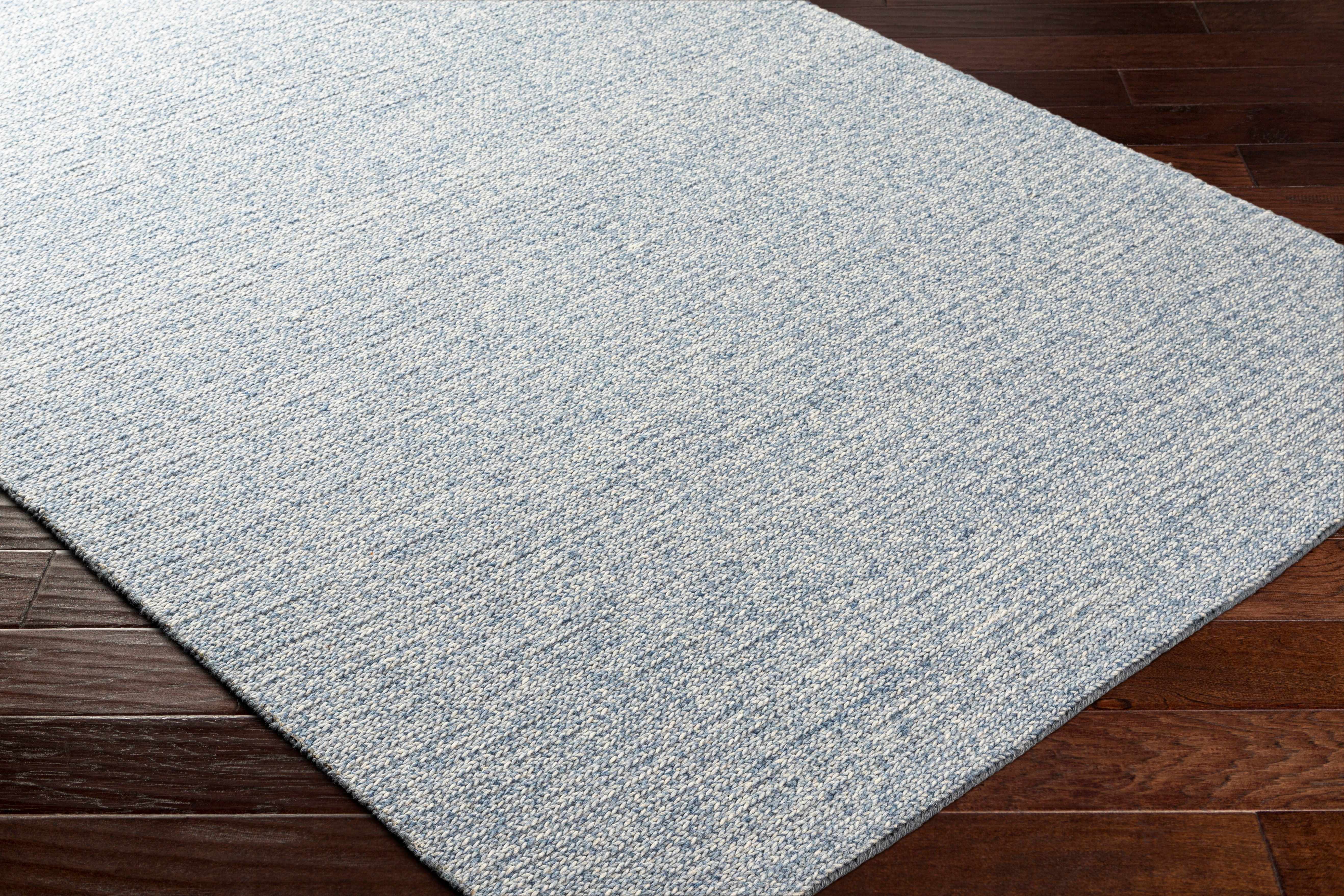 Alyra Light Blue Solid Area Rug - Clearance - Image 4