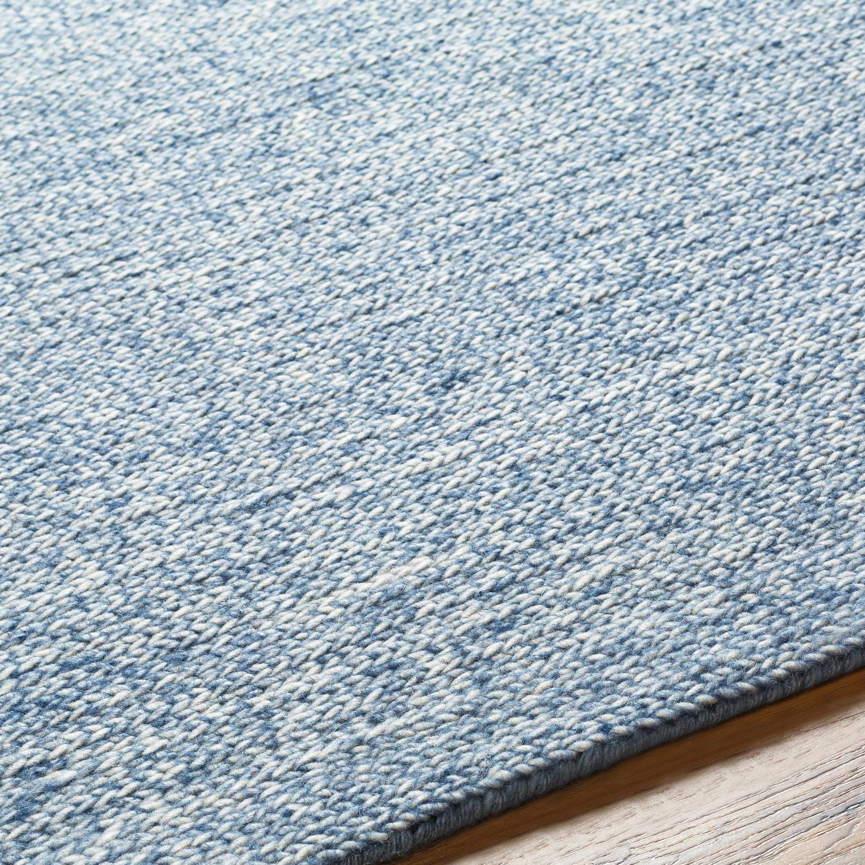 Alyra Light Blue Solid Area Rug - Clearance - Image 7