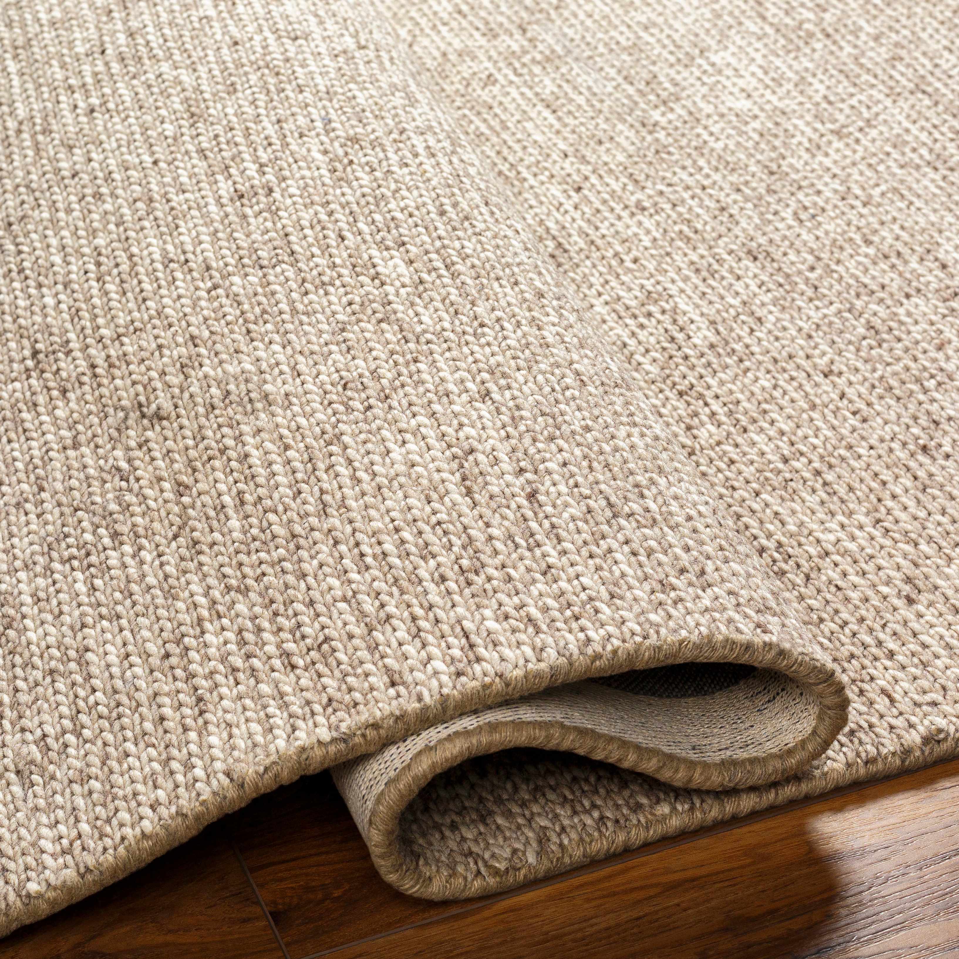 Alyra Tan Solid Area Rug - Clearance - Image 5
