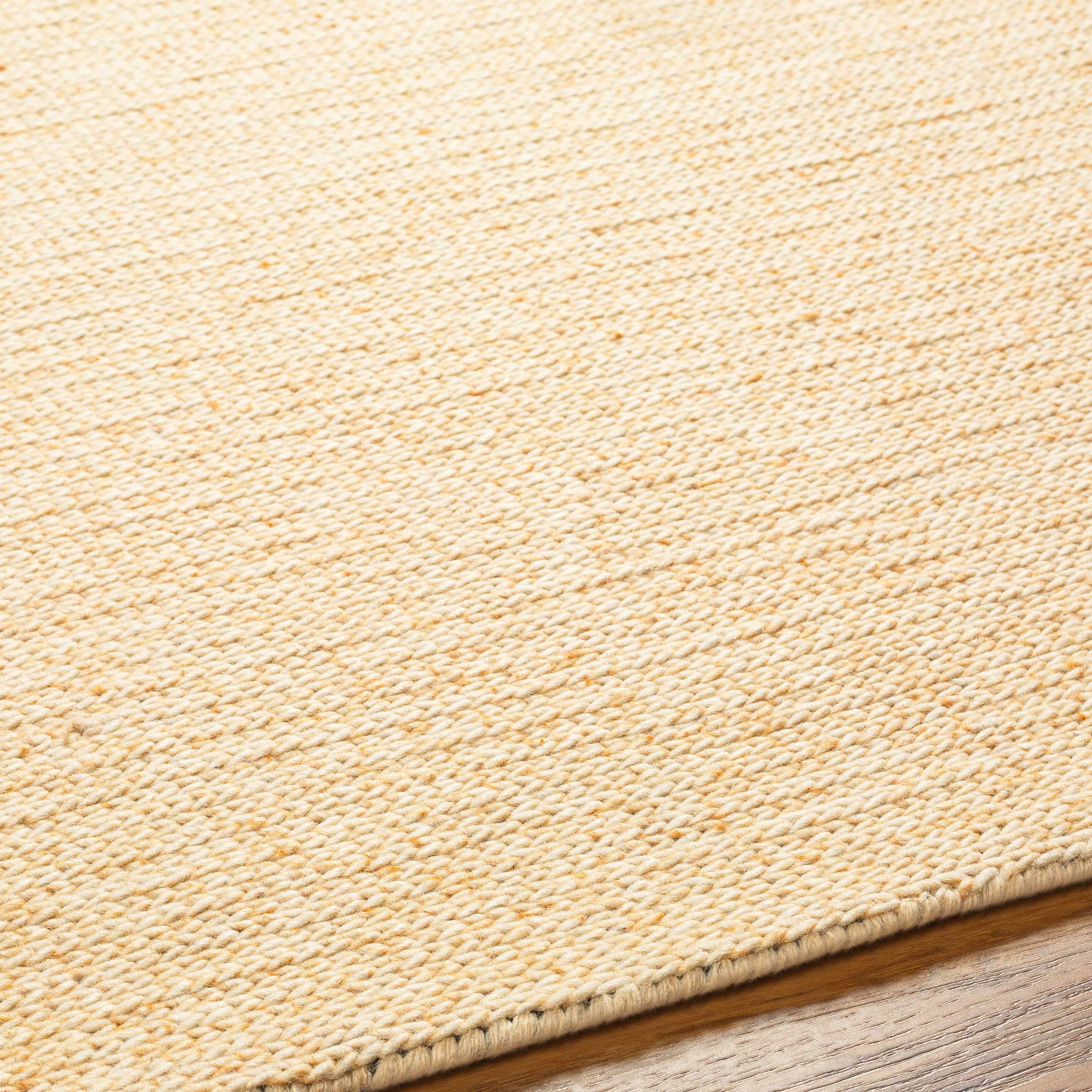 Alyra Yellow Solid Area Rug - Clearance - Image 7