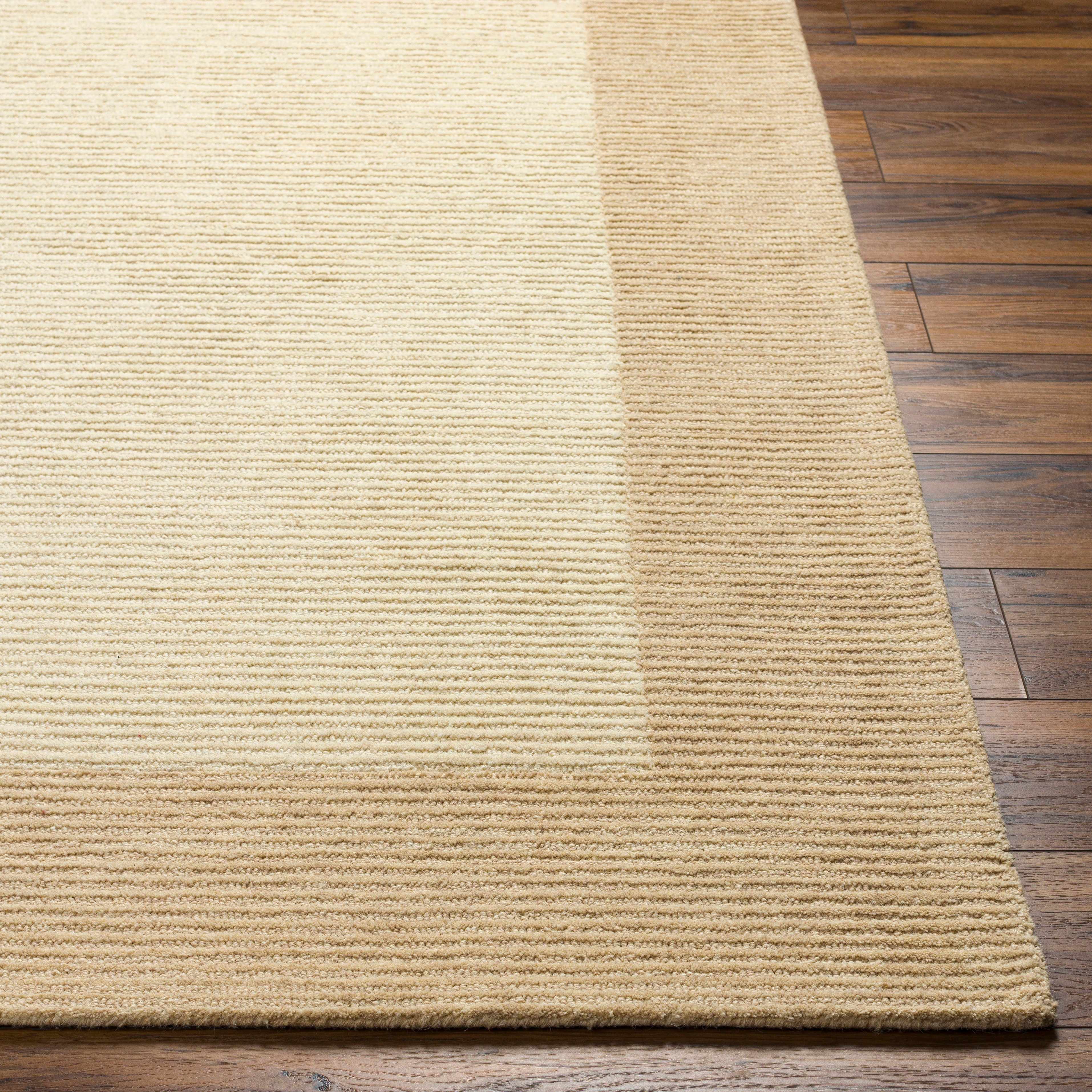 Amadi Beige Wool Area Rug - Image 3