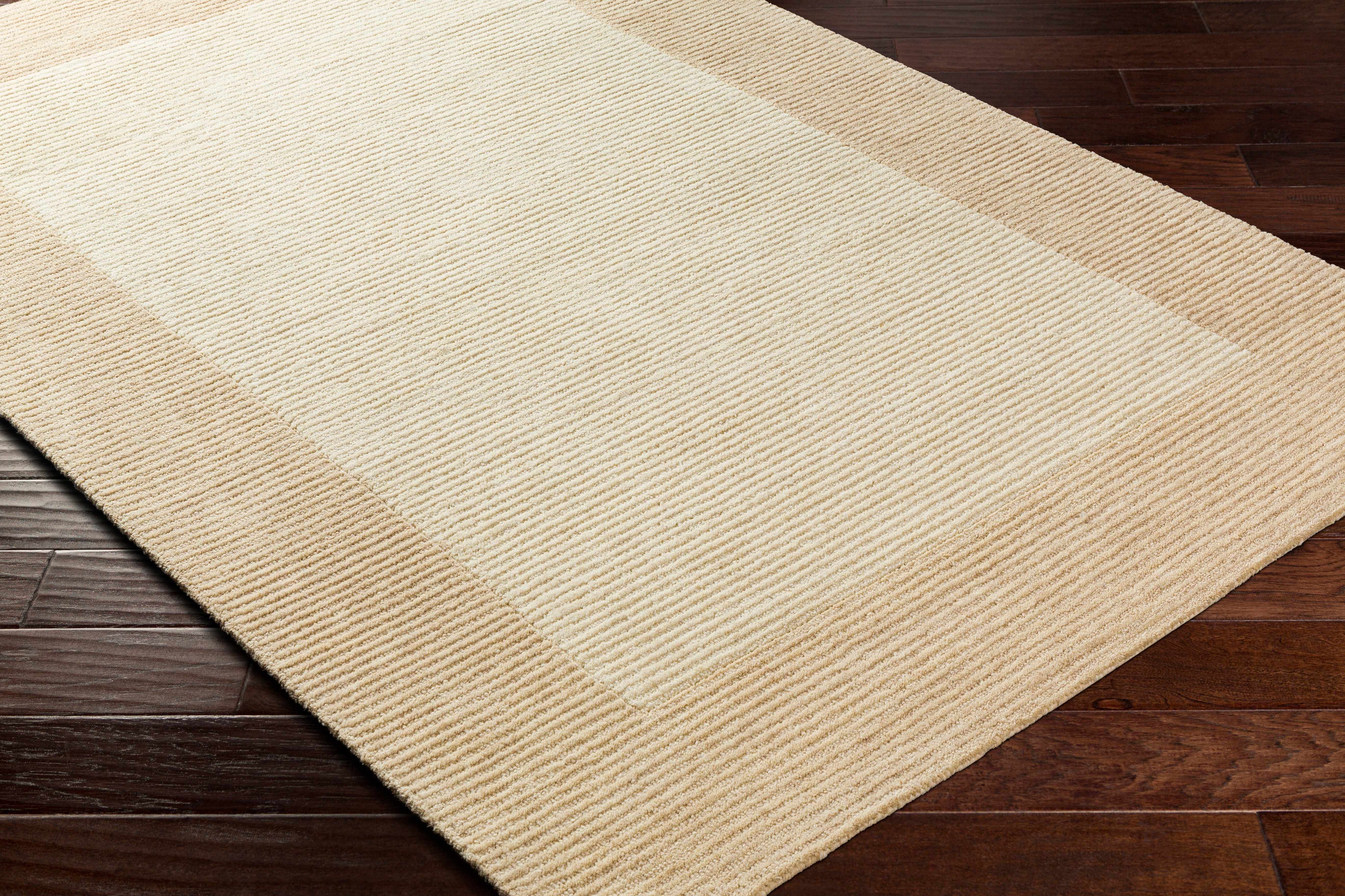 Amadi Beige Wool Area Rug - Image 4