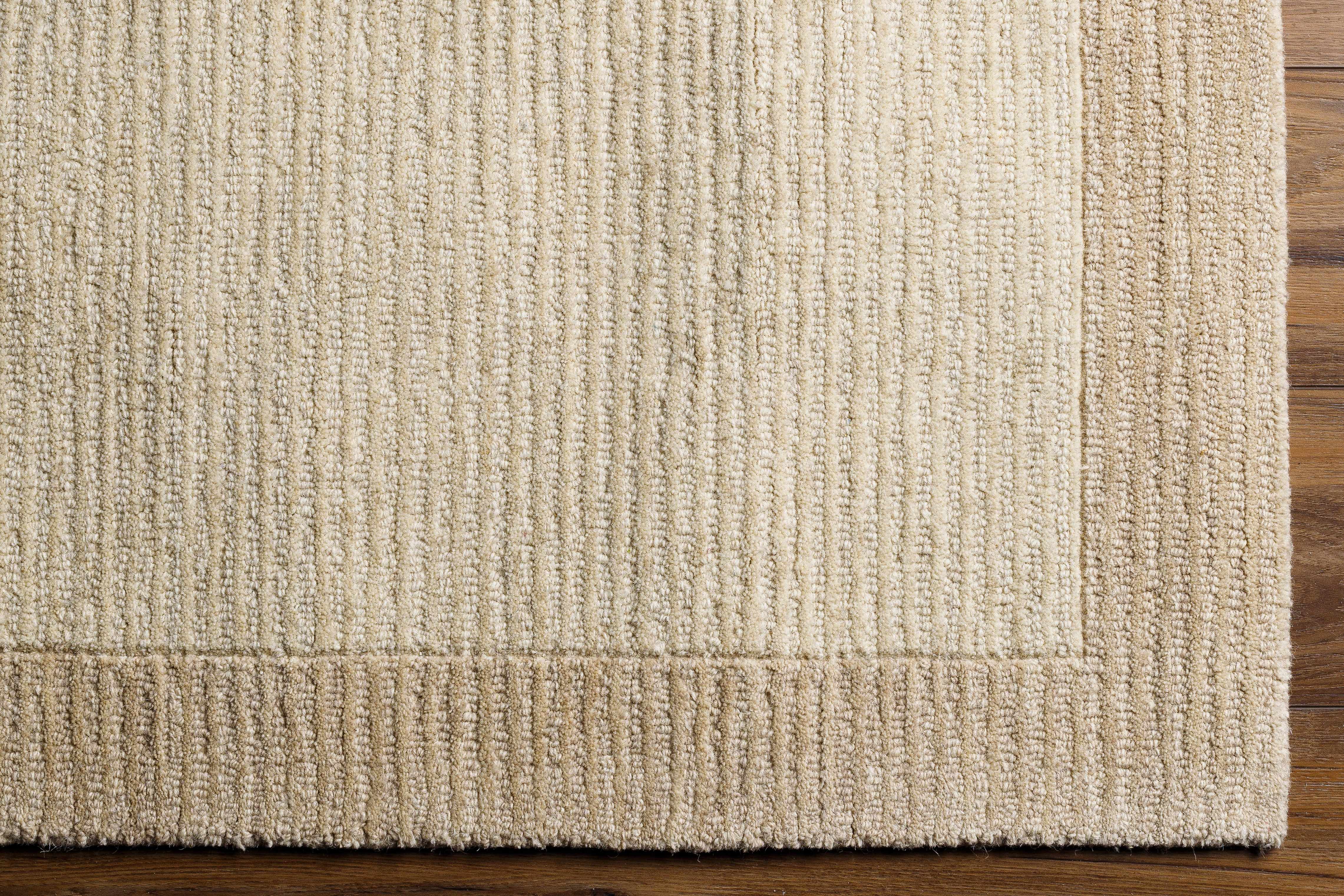 Amadi Beige Wool Area Rug - Image 7