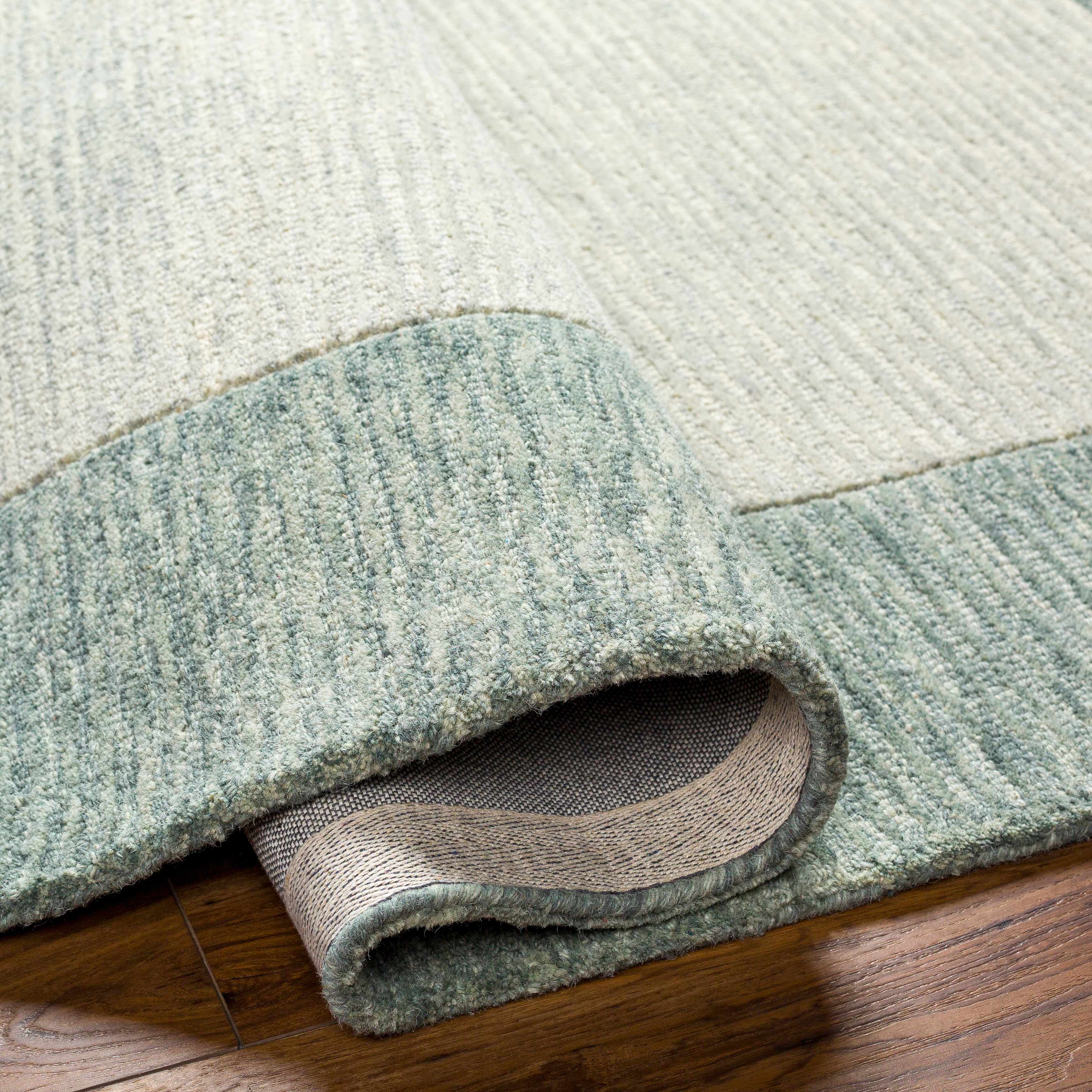 Amadi Green Wool Area Rug - Image 5