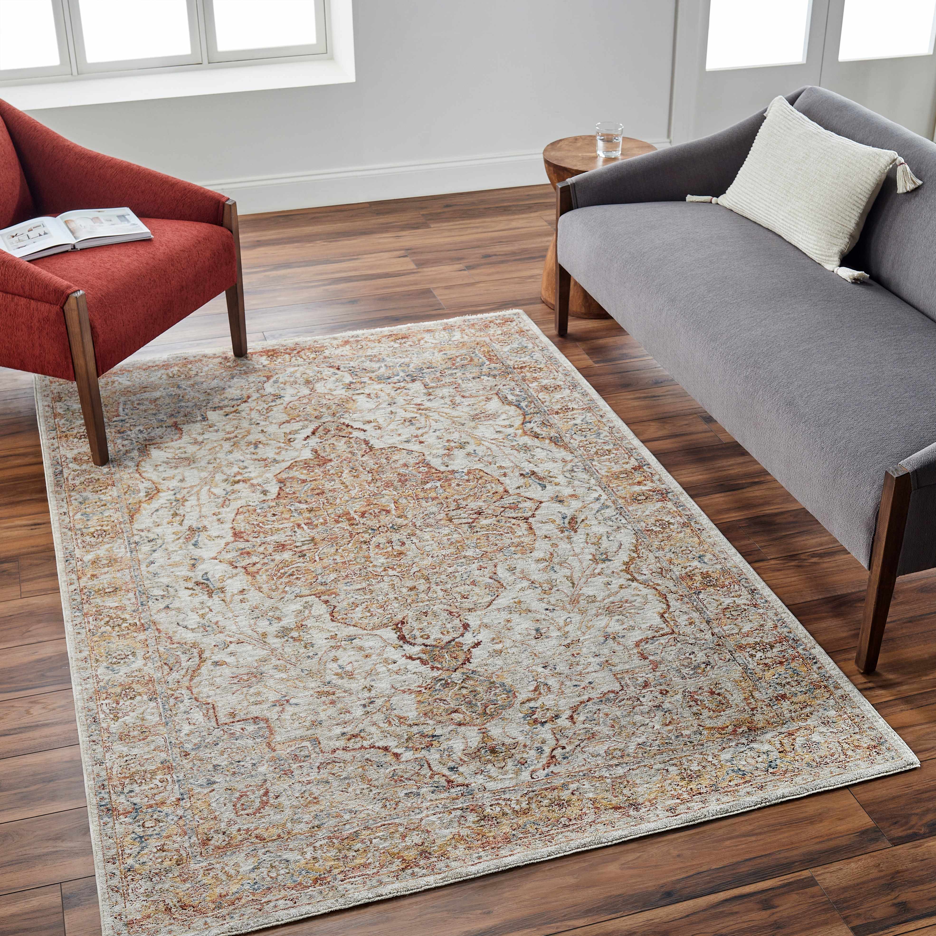 Aman Beige Area Rug - Clearance - Image 2