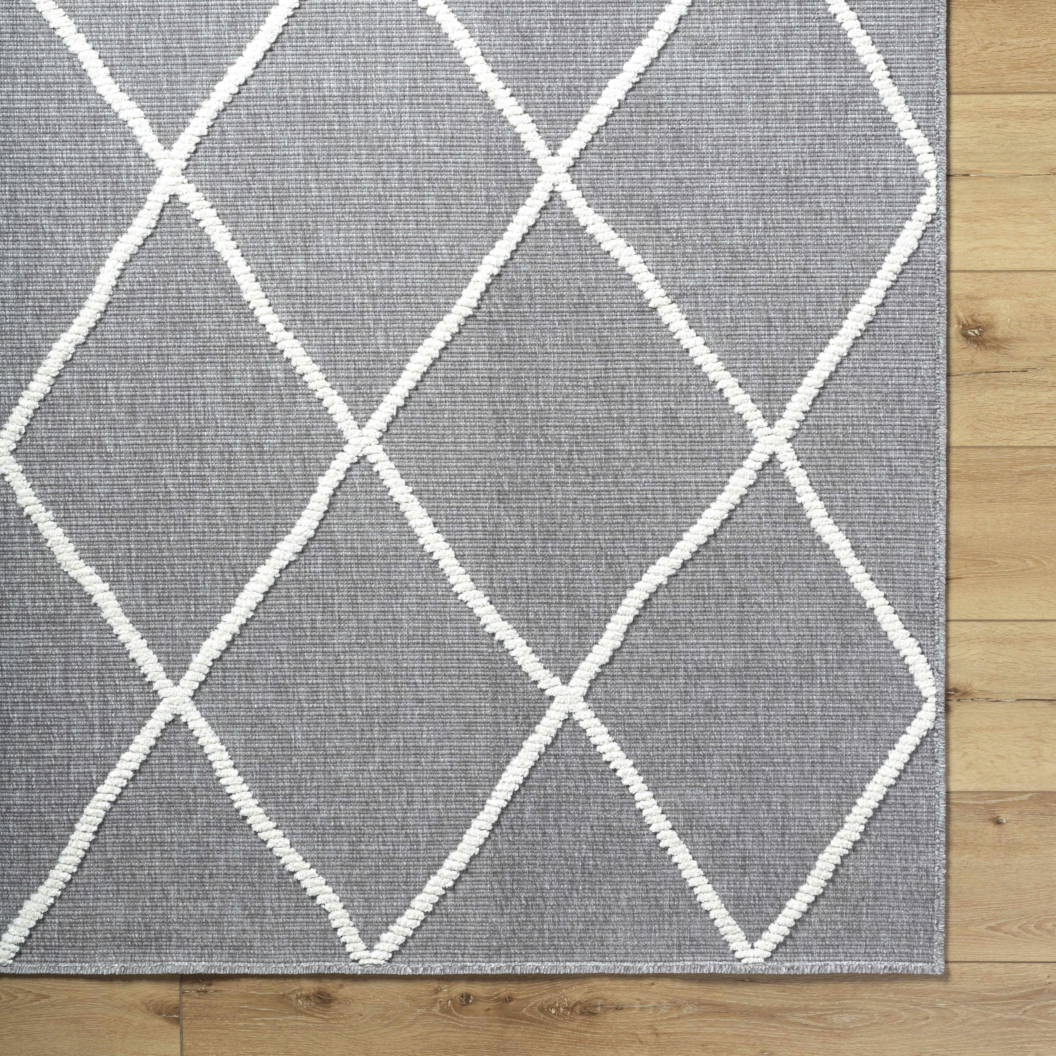 Amani Gray Washable Rug - Clearance - Image 11