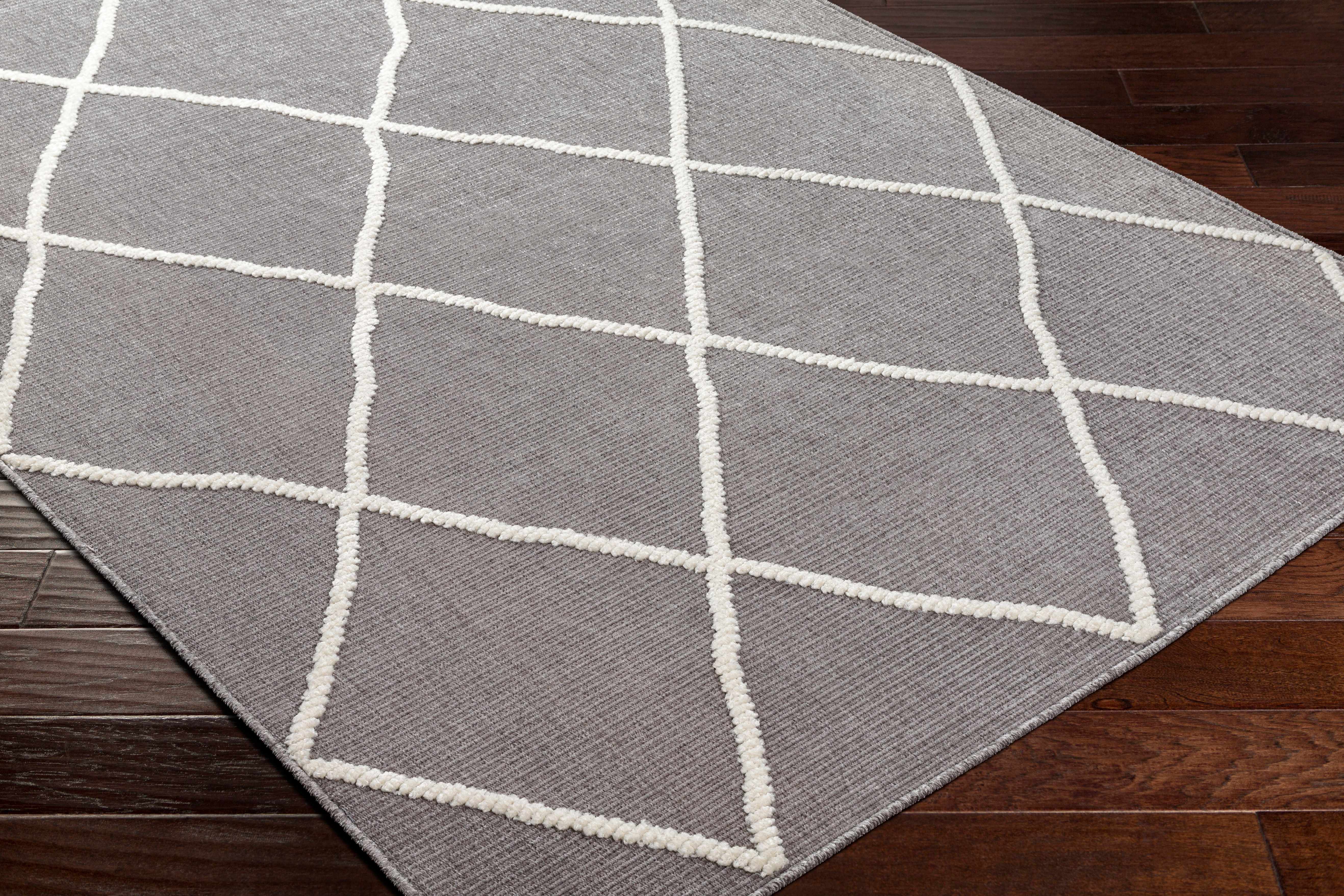 Amani Gray Washable Rug - Clearance - Image 3