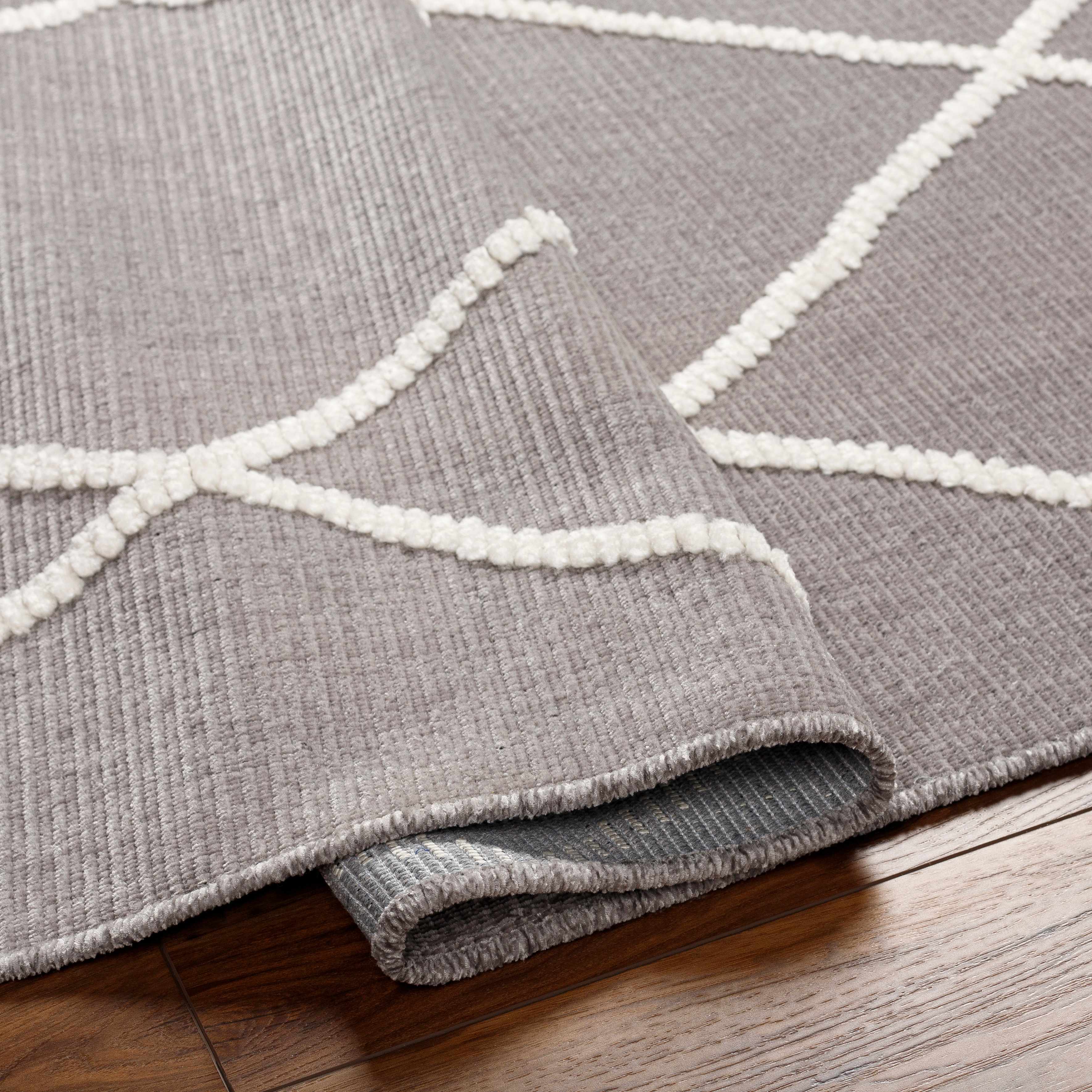 Amani Gray Washable Rug - Clearance - Image 4