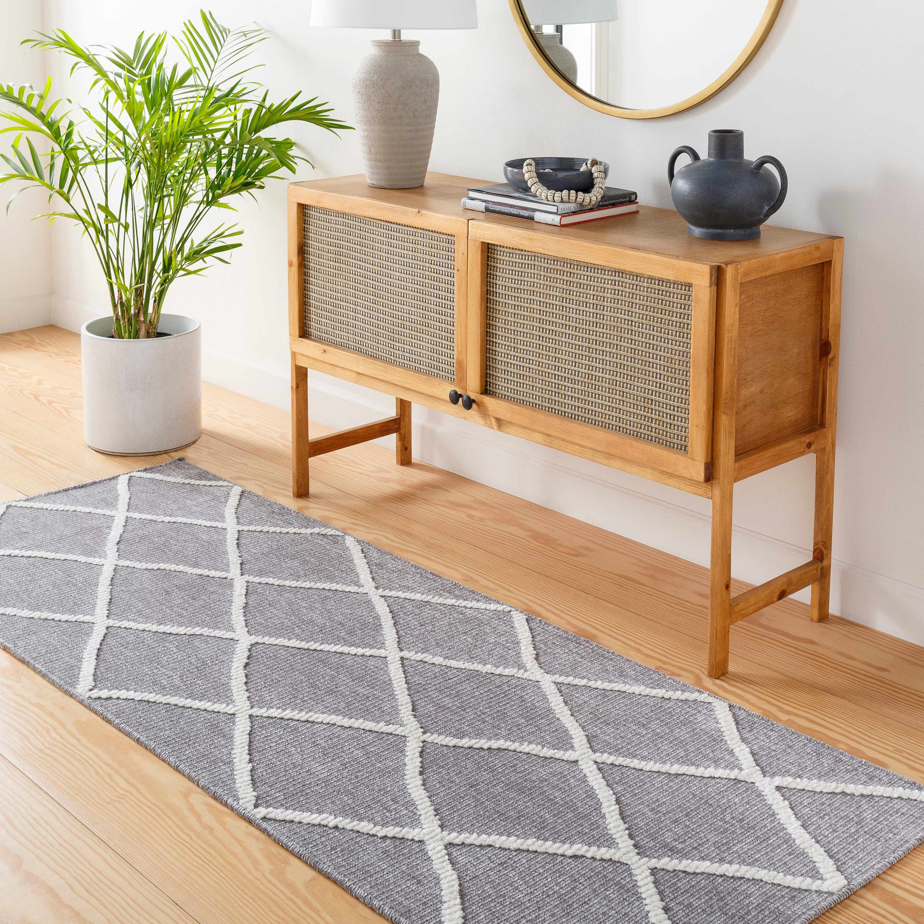 Amani Gray Washable Rug - Clearance - Image 9