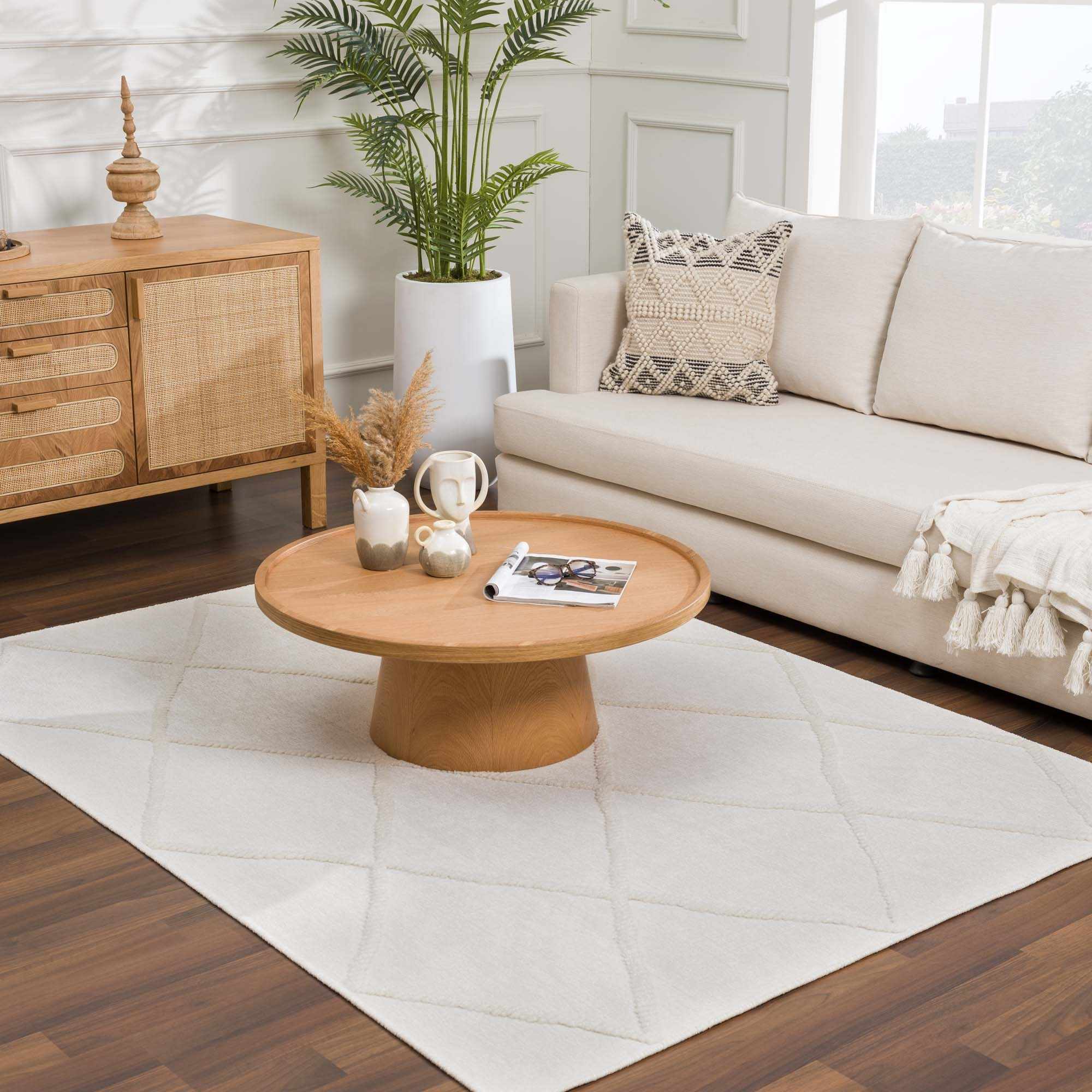 Amani White Washable Rug - Clearance - Image 14