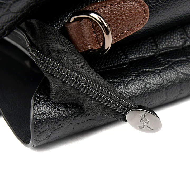 Amara Genuine Leather Handbag for Women 3 Compartment Shoulder Bag - Image 2