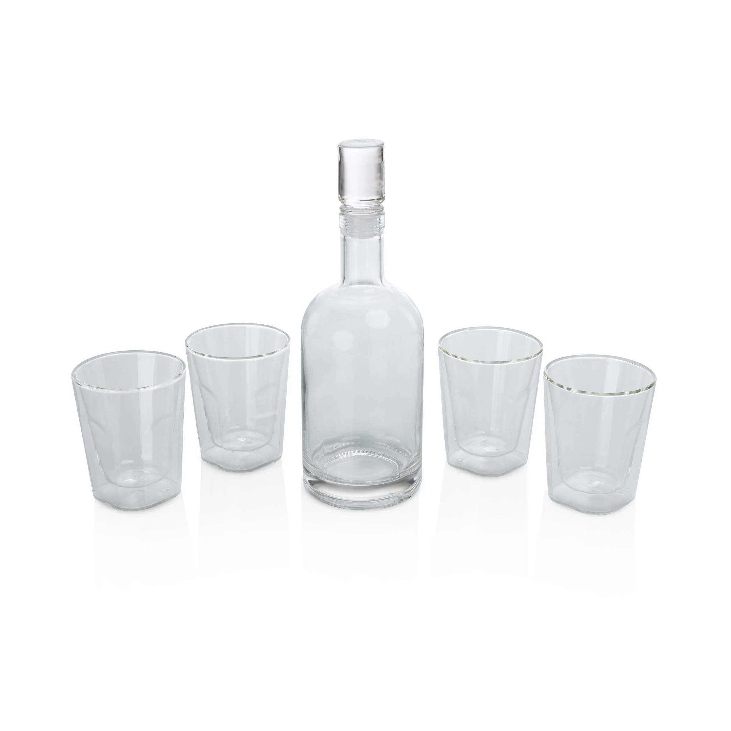 Ambassador Whiskey Box with Decanter and 4 Lowball Glasses - Image 15