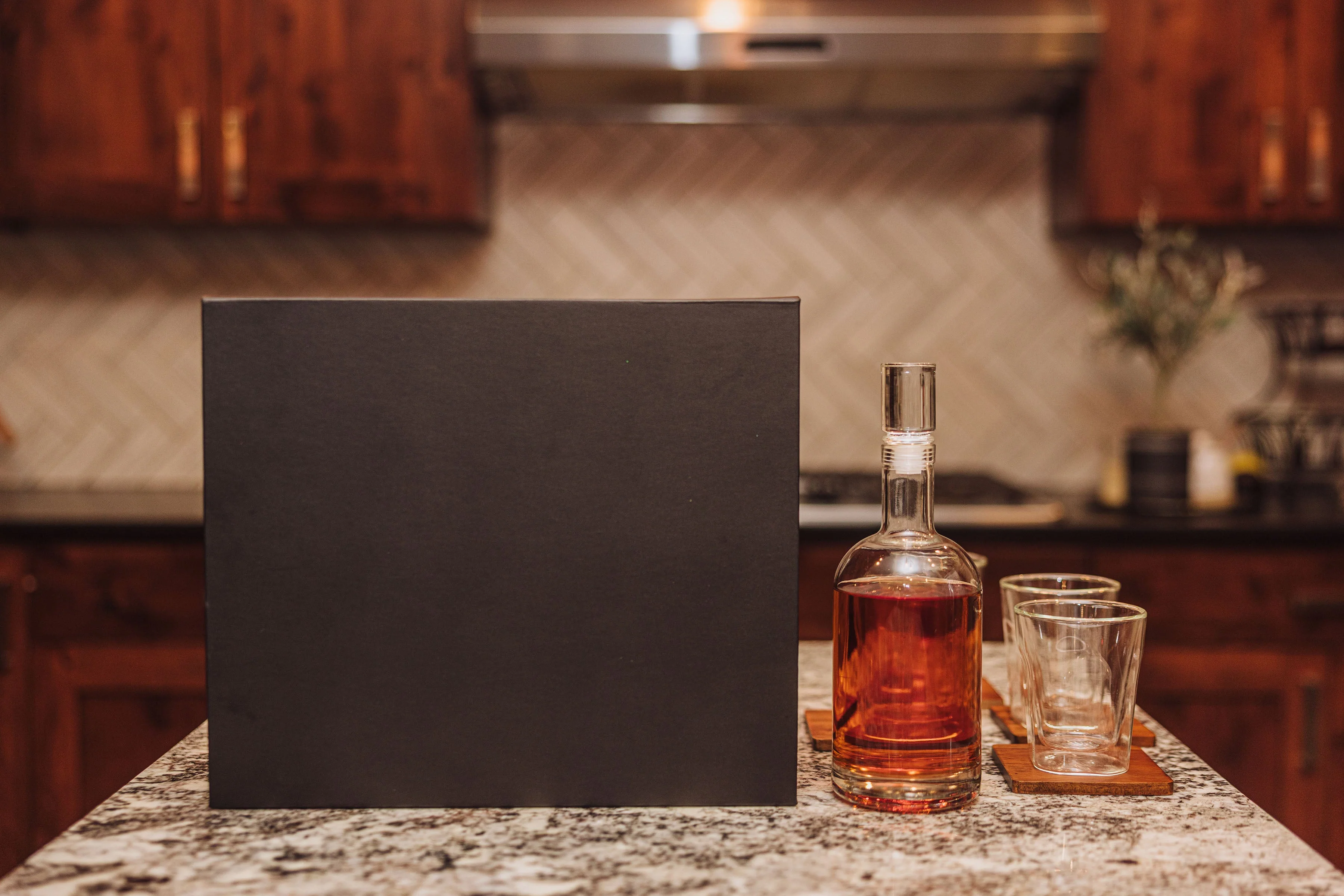 Ambassador Whiskey Box with Decanter and 4 Lowball Glasses - Image 5
