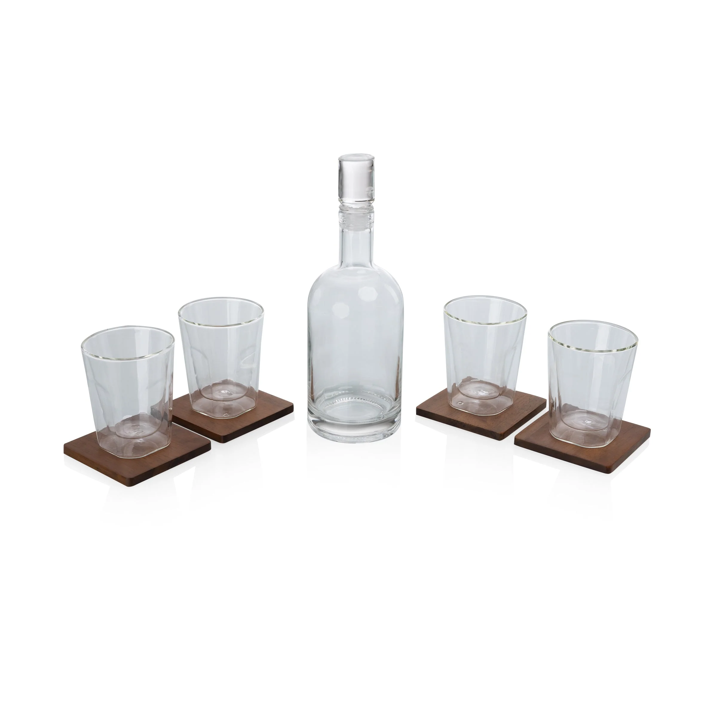 Ambassador Whiskey Box with Decanter and 4 Lowball Glasses - Image 6