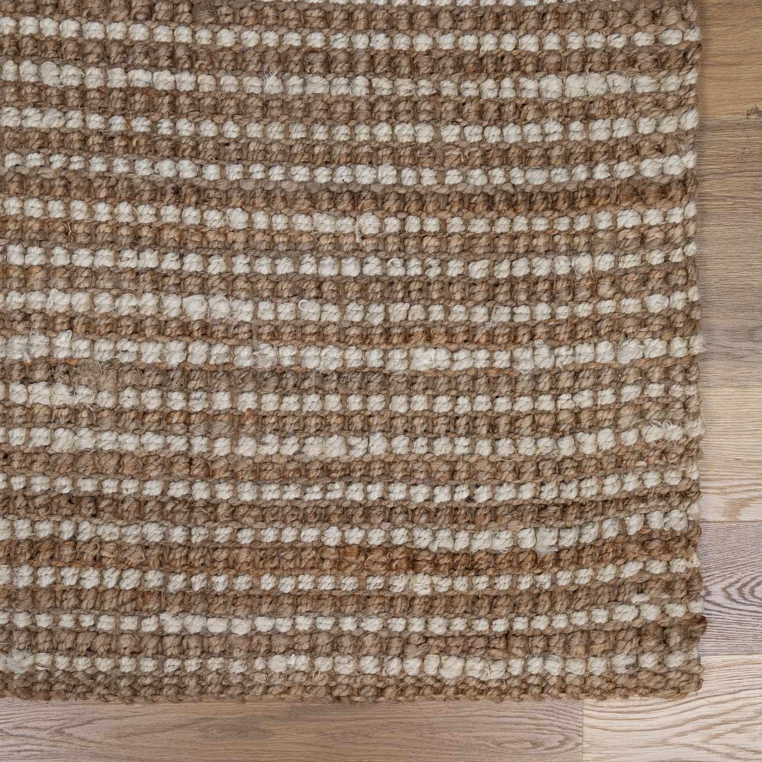 Ambel Tan Camel Jute Area Rug - Image 7
