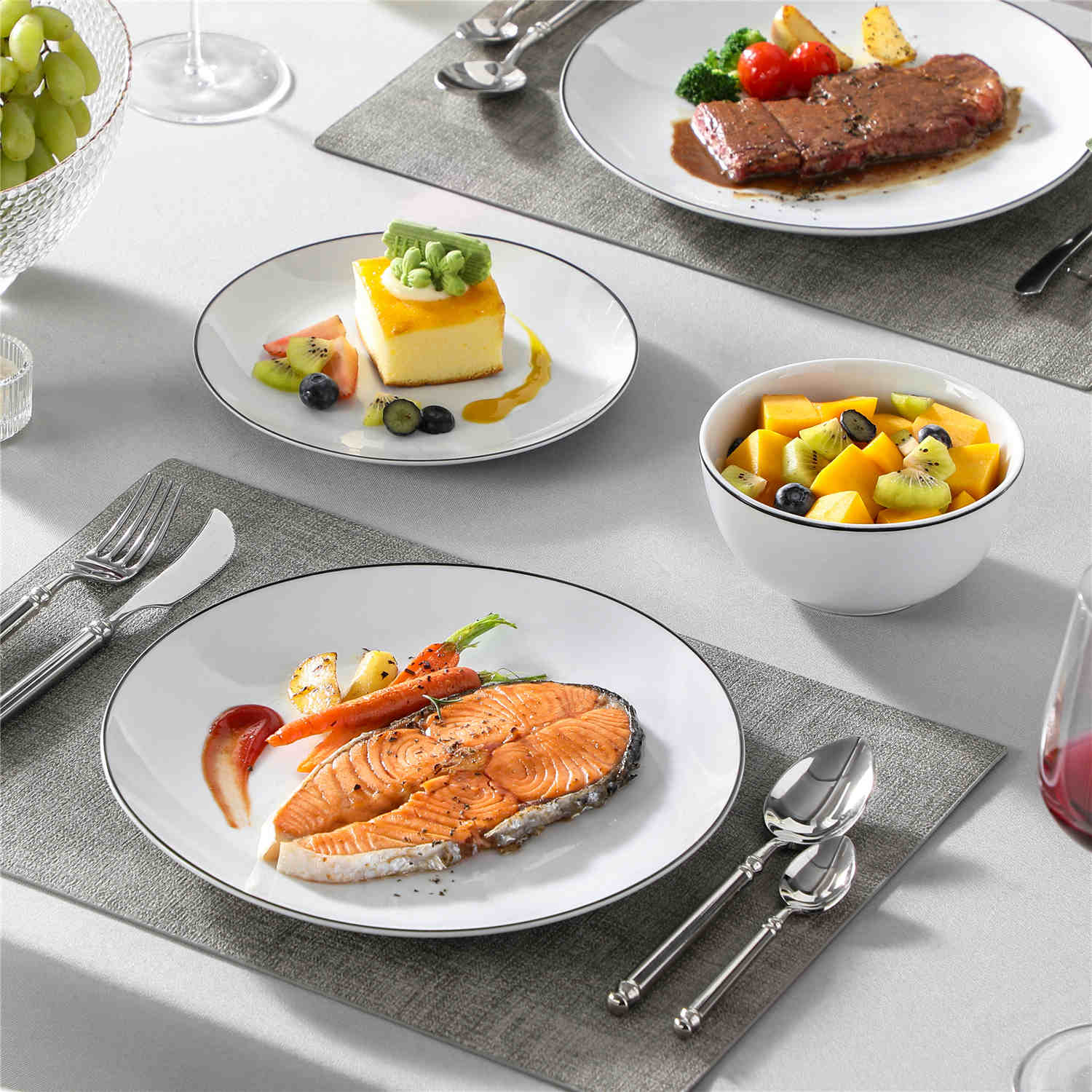 Amelia 12 Piece Dinnerware Set - Image 14