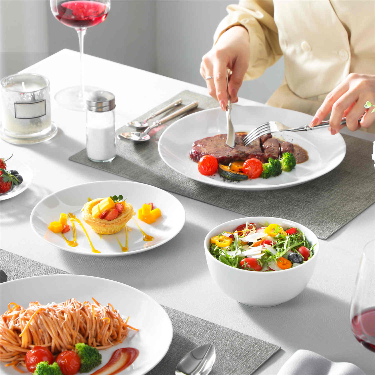 Amelia 12 Piece Dinnerware Set - Image 3