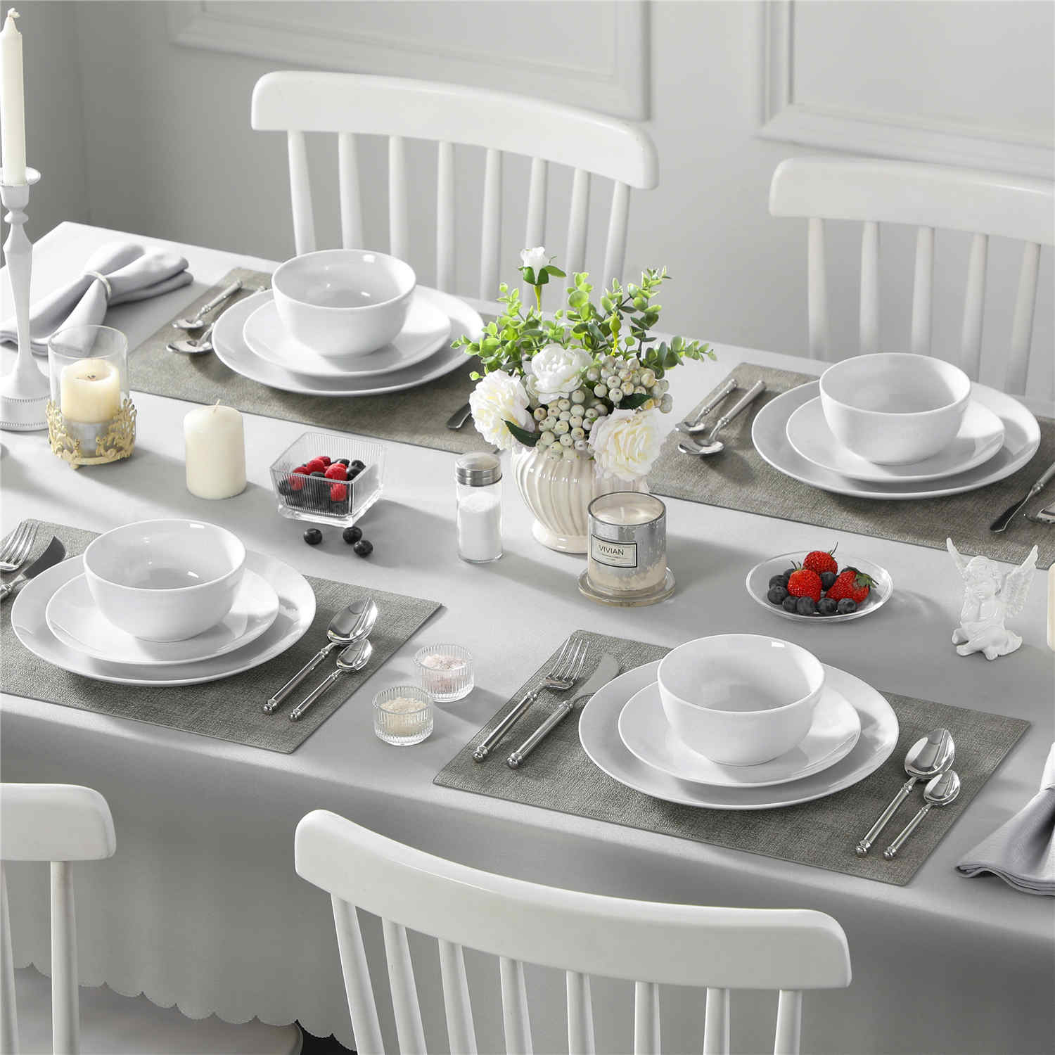 Amelia 12 Piece Dinnerware Set - Image 5