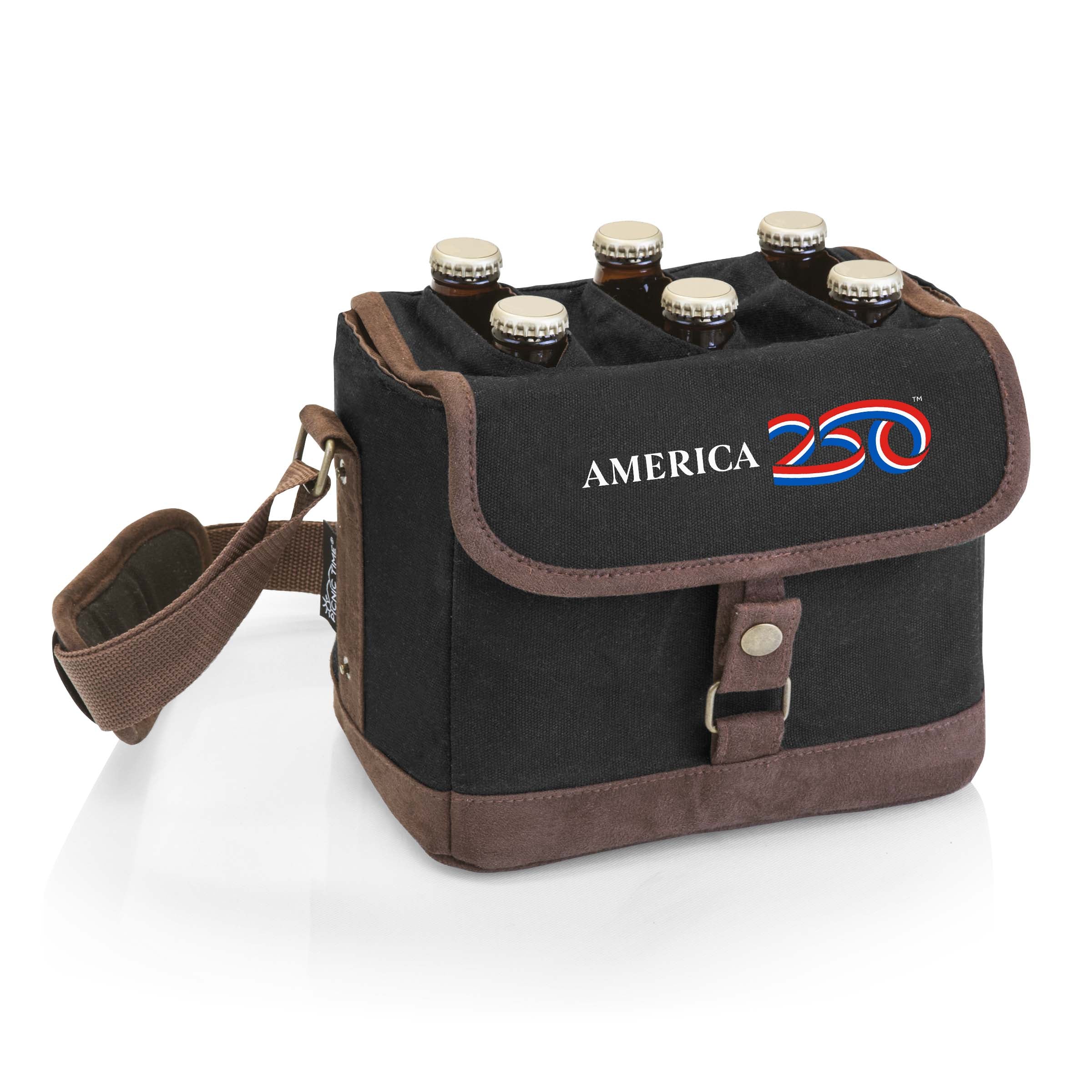 America250 - Beer Caddy Cooler Tote with Opener - Image 4