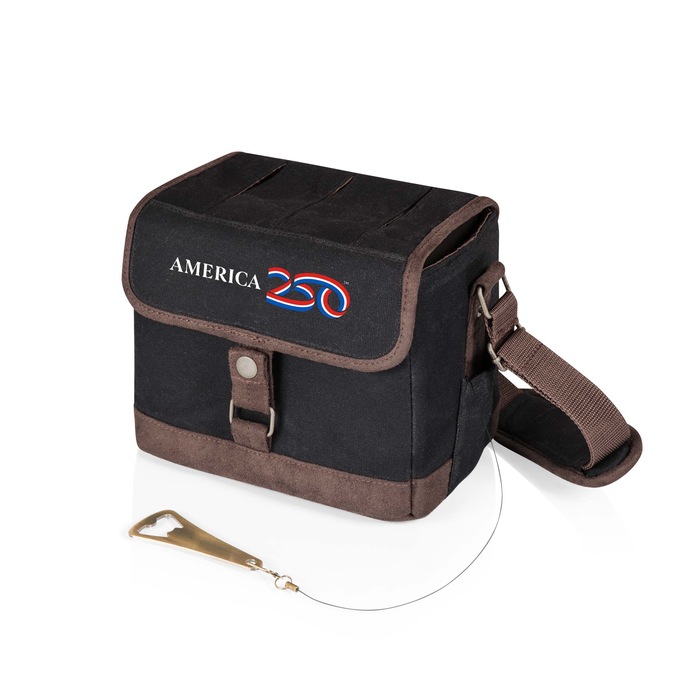 America250 - Beer Caddy Cooler Tote with Opener - Image 6