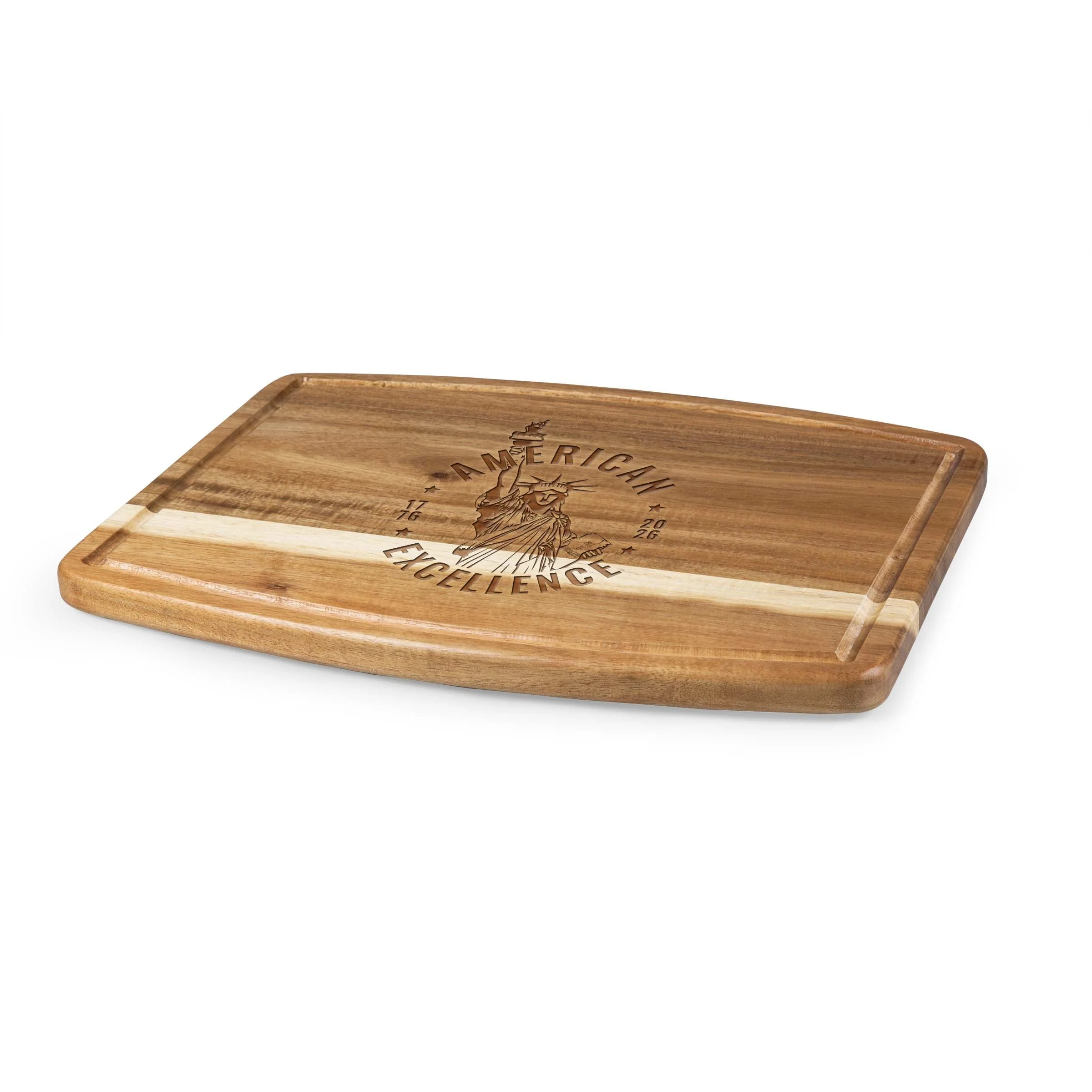 America250 - Ovale Acacia Cutting Board - Image 3