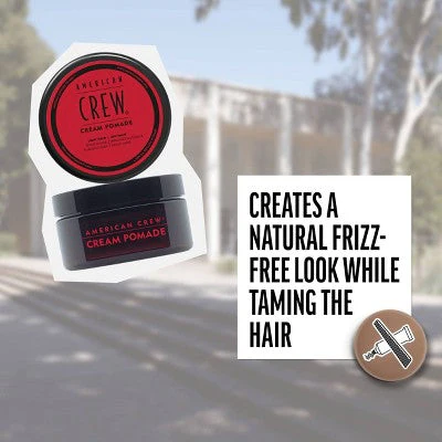American Crew Men's Light Hold and Low Shine Hair Styling Cream Pomade 3oz - Image 5