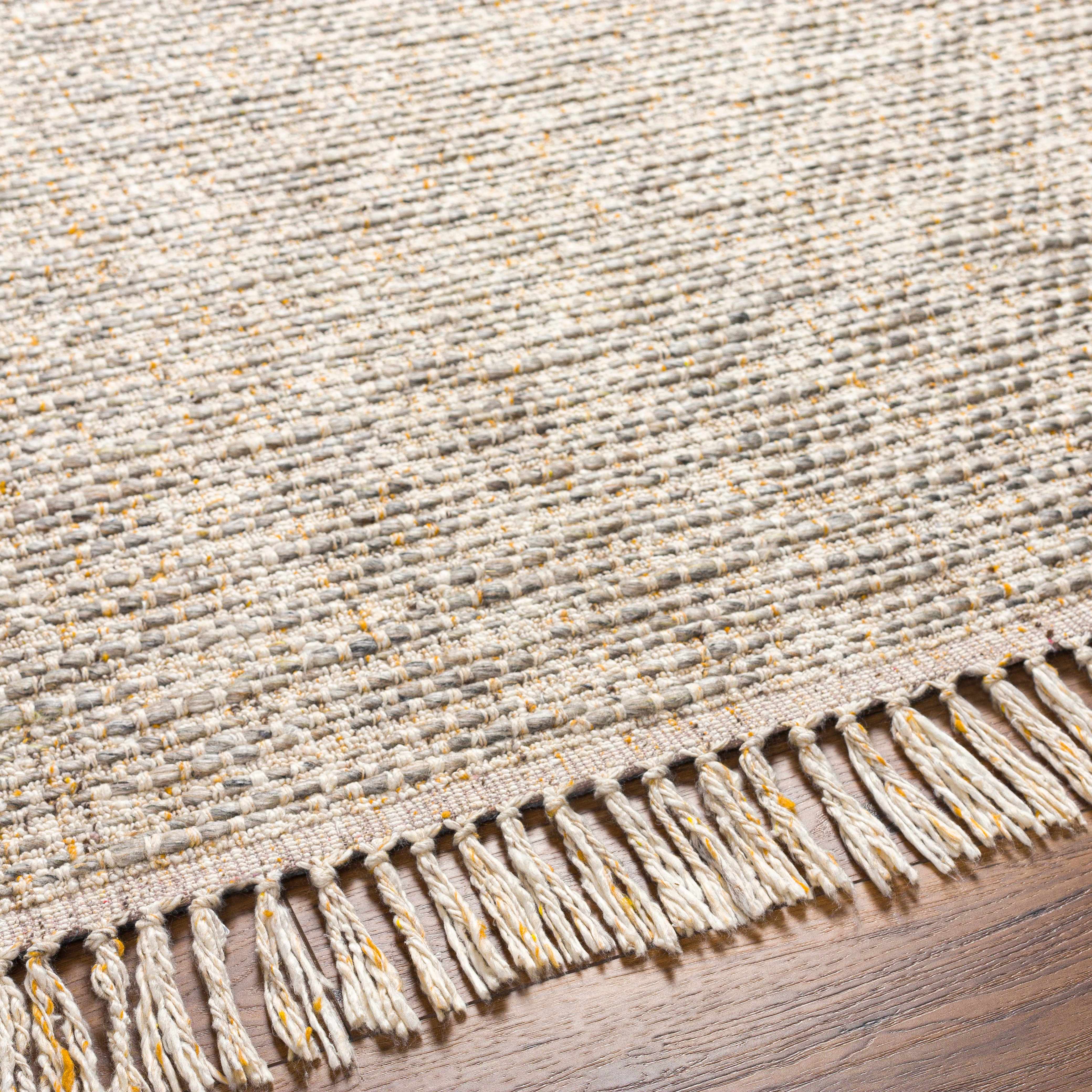 Amiel Beige Hand Woven Area Rug - Clearance - Image 7