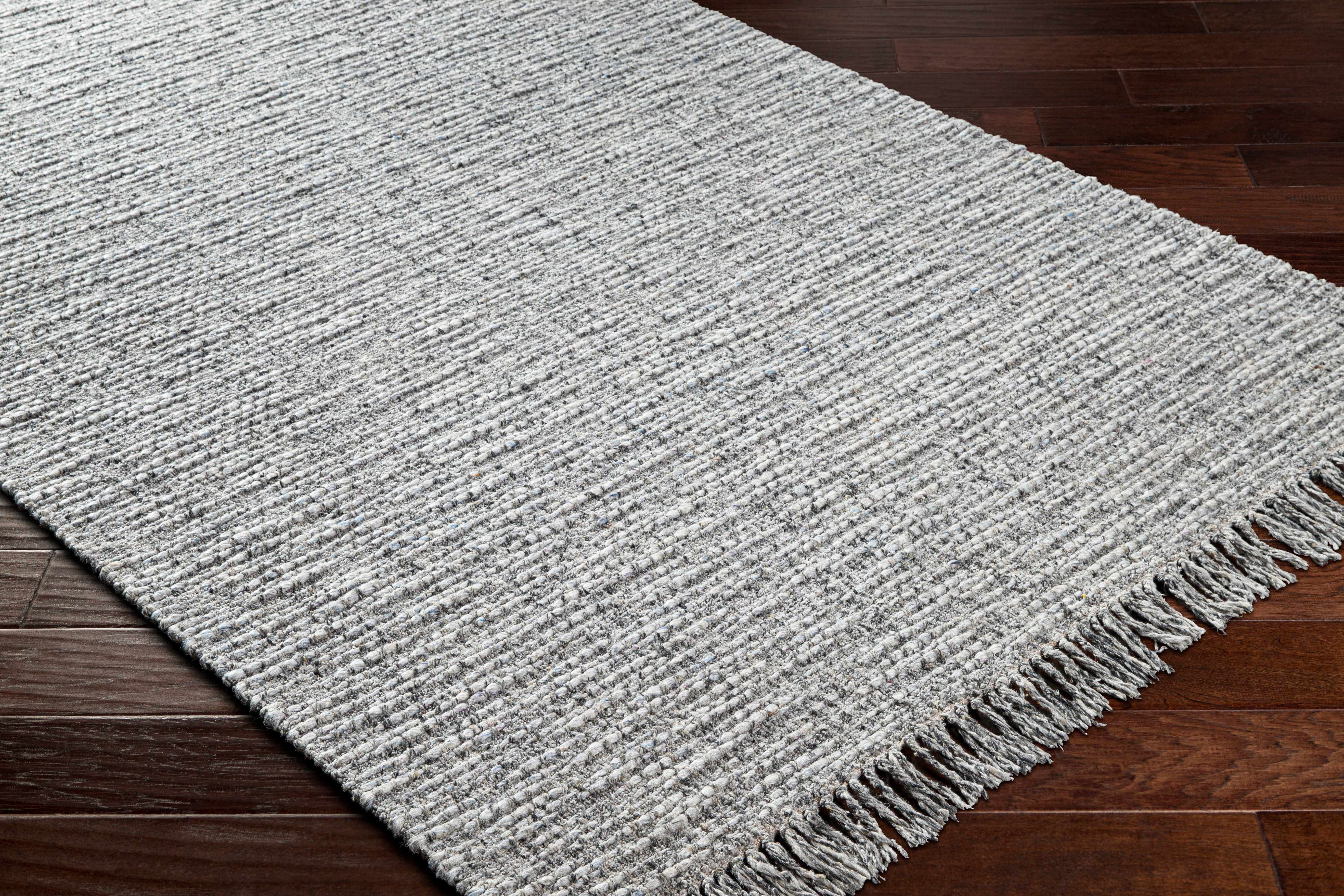 Amiel Gray Hand Woven Area Rug - Clearance - Image 3