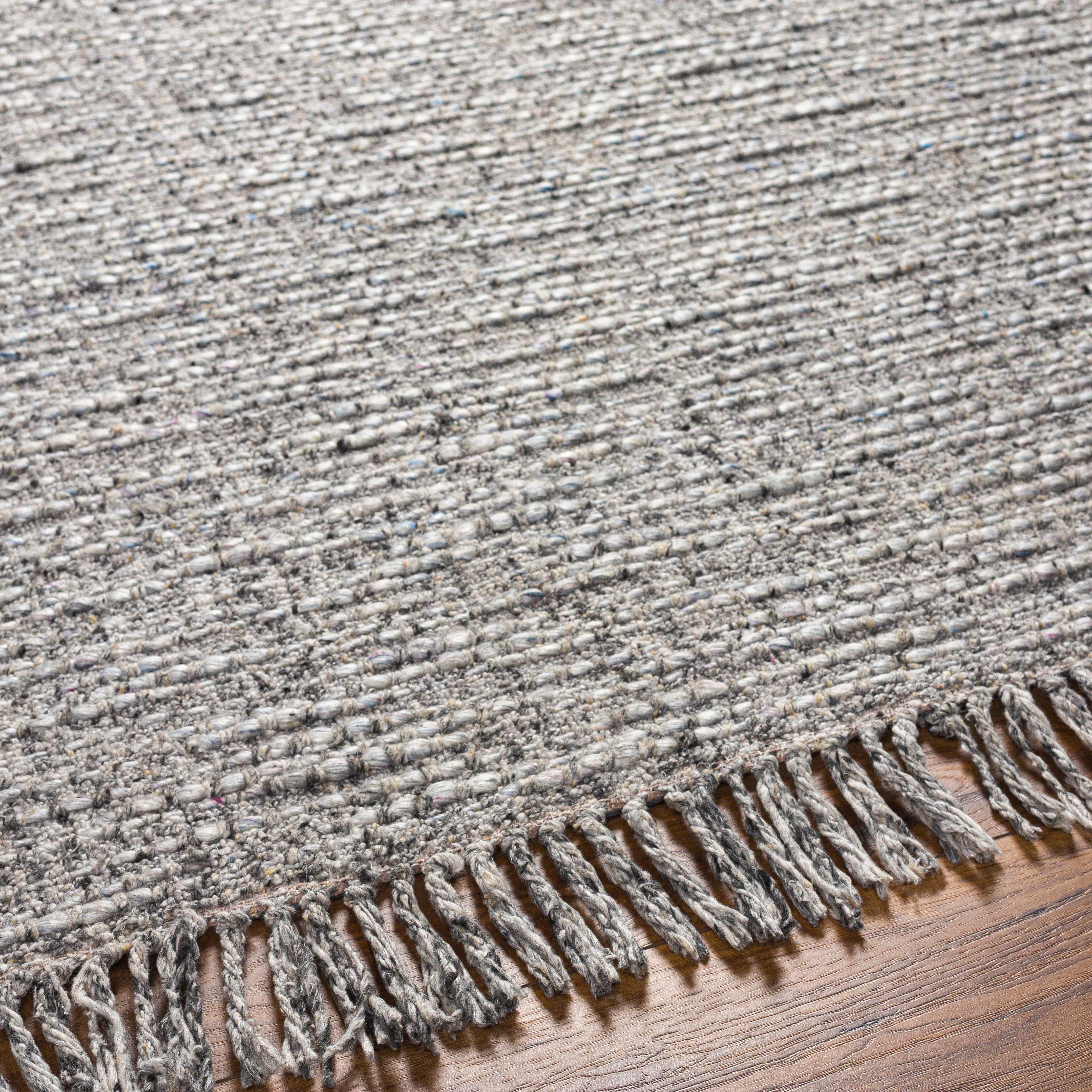 Amiel Gray Hand Woven Area Rug - Clearance - Image 7