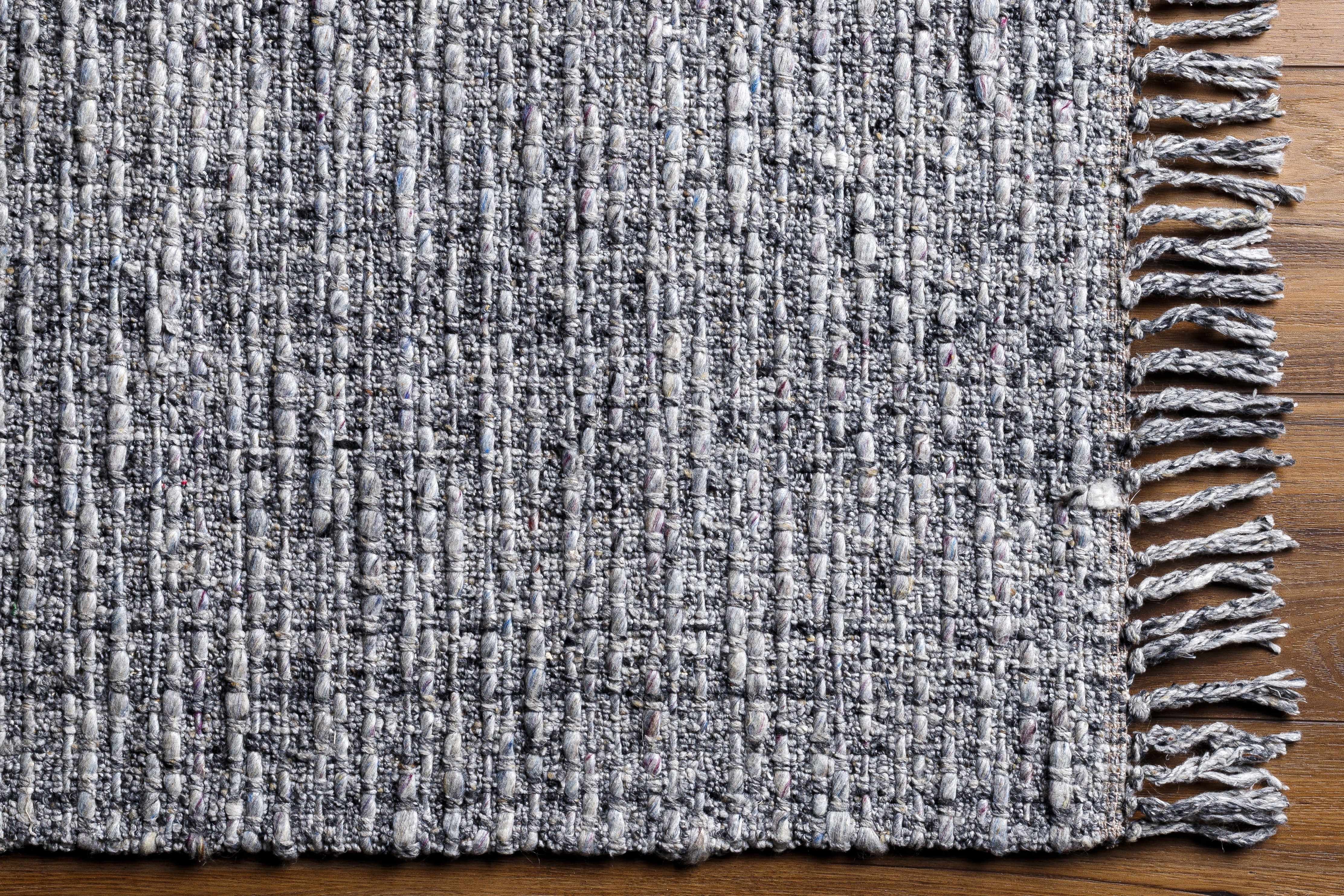 Amiel Gray Hand Woven Area Rug - Clearance - Image 8
