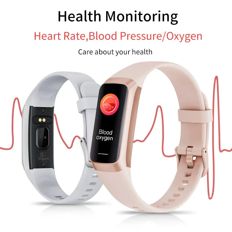 AMOLED Smart Watch Fitness Tracker Heart Rate Waterproof Sports Watch for Men Women - Image 2