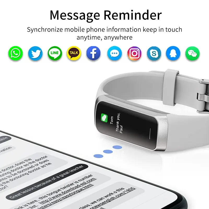 AMOLED Smart Watch Fitness Tracker Heart Rate Waterproof Sports Watch for Men Women - Image 3