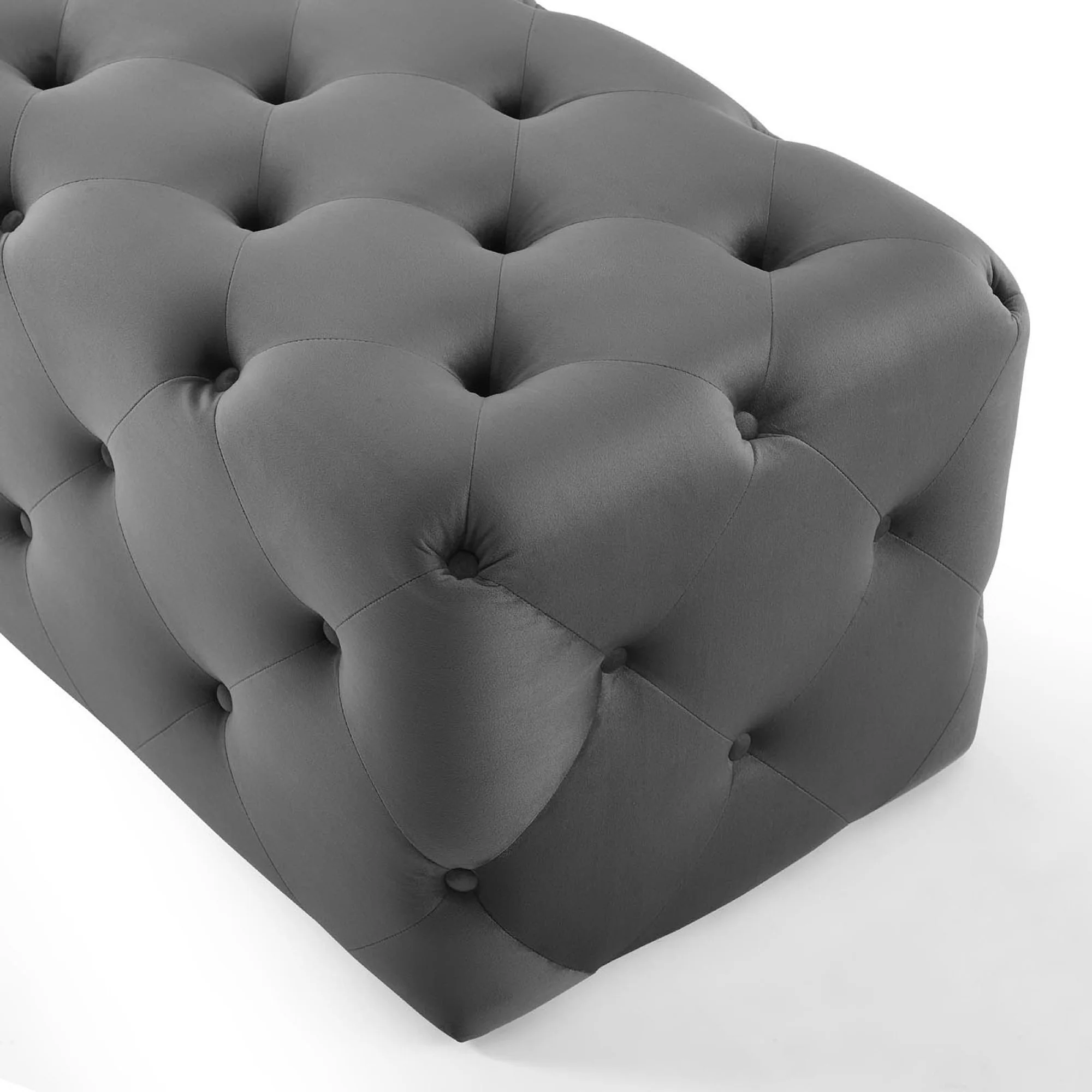 Amour 72" Tufted Button Entryway Performance Velvet Bench by Modway - Image 5