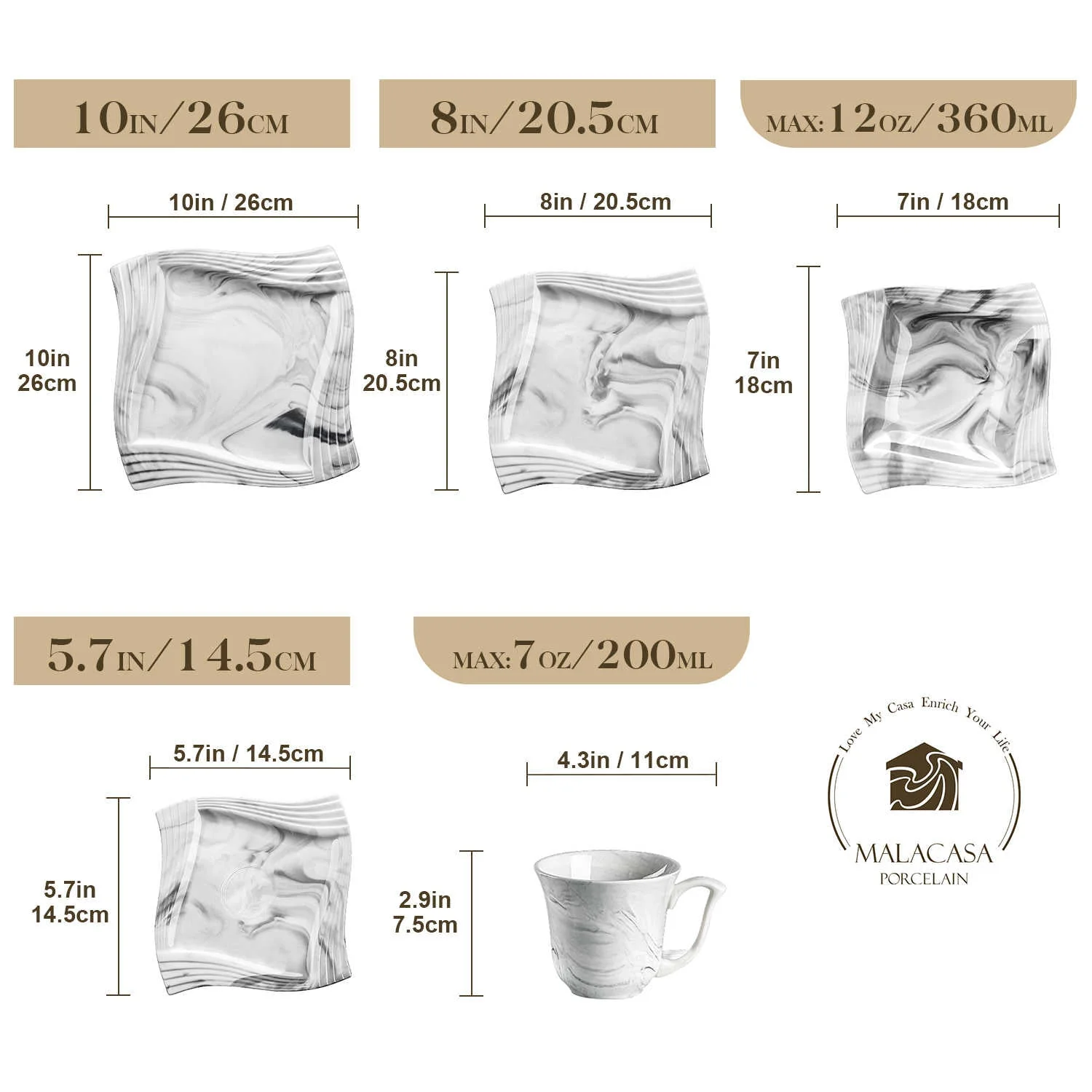 Amparo 30 Piece Dinnerware Set - Image 14